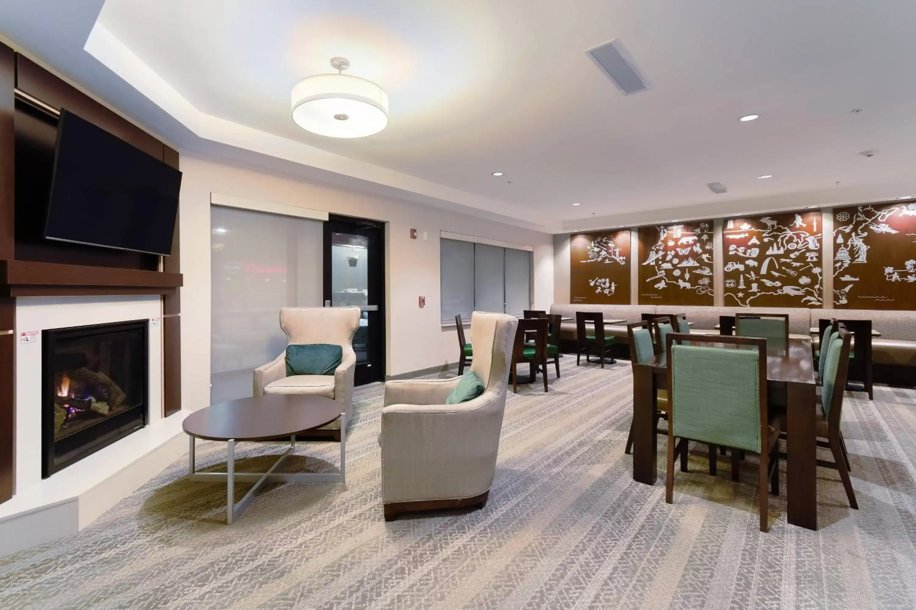 Lobby or reception, Restaurant/Places to Eat in TownePlace Suites by Marriott Slidell