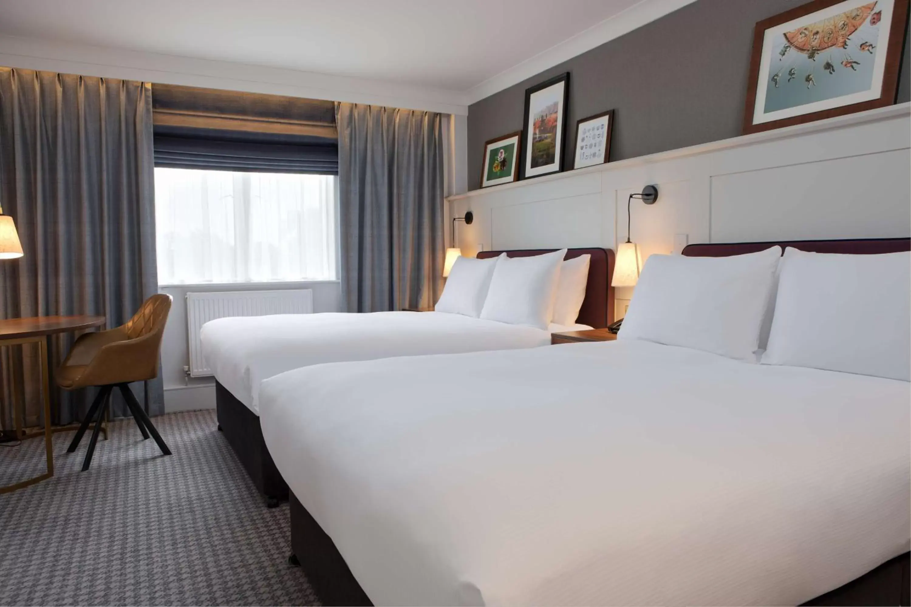 Bed in DoubleTree by Hilton Stoke-on-Trent, United Kingdom