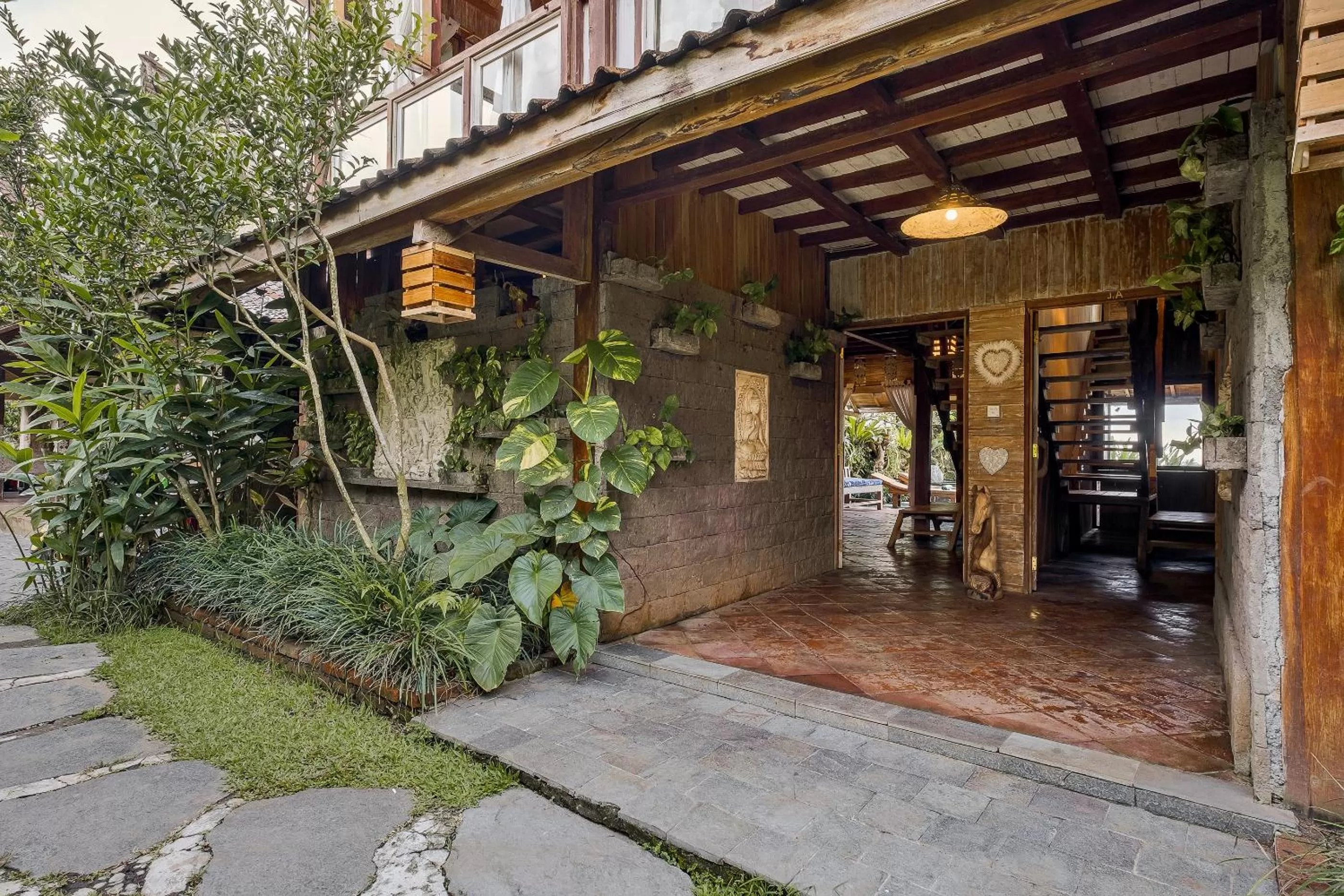 Property building in Joglo Organik Guesthouse