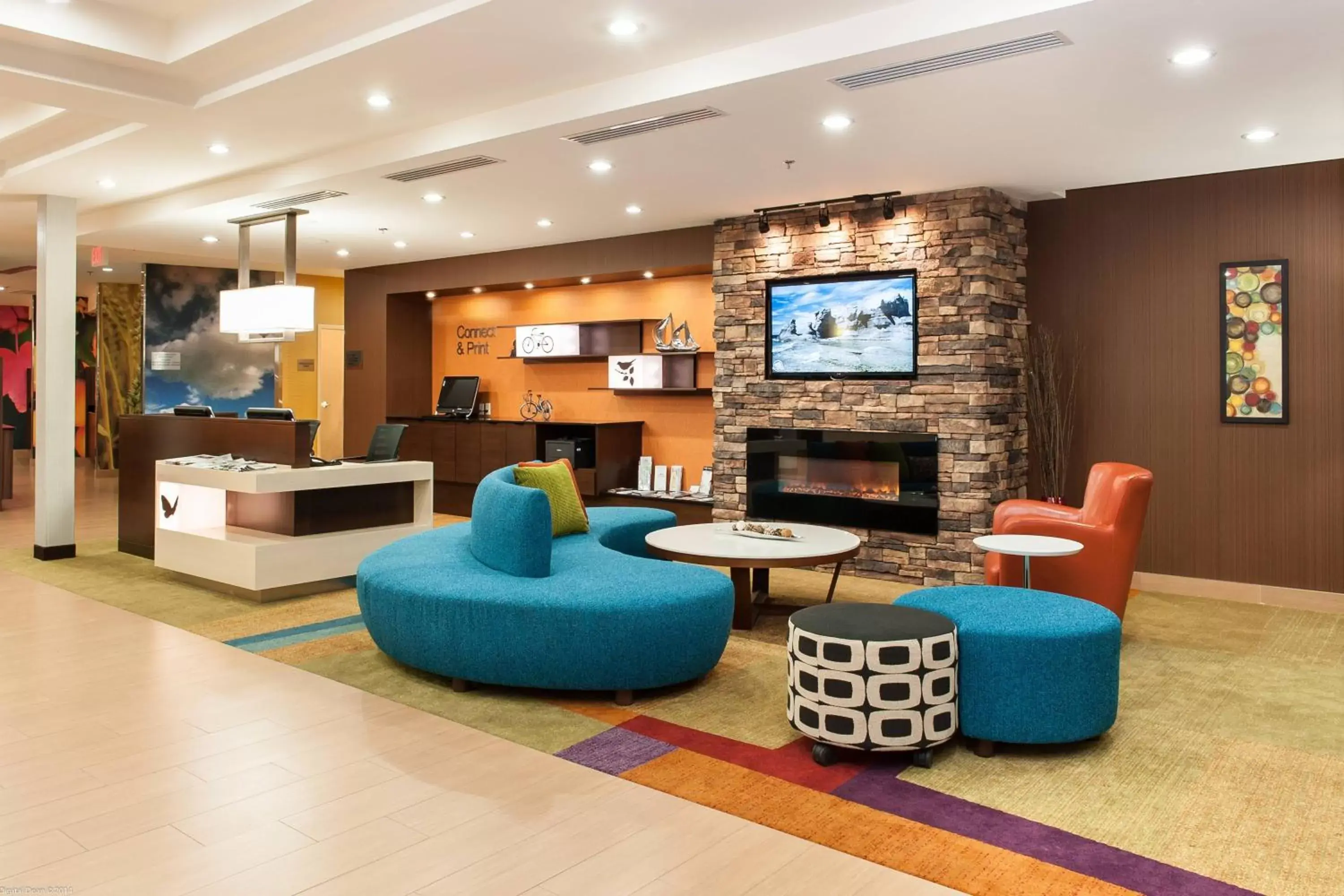 Lobby or reception, Lobby/Reception in Fairfield Inn & Suites by Marriott Vernon