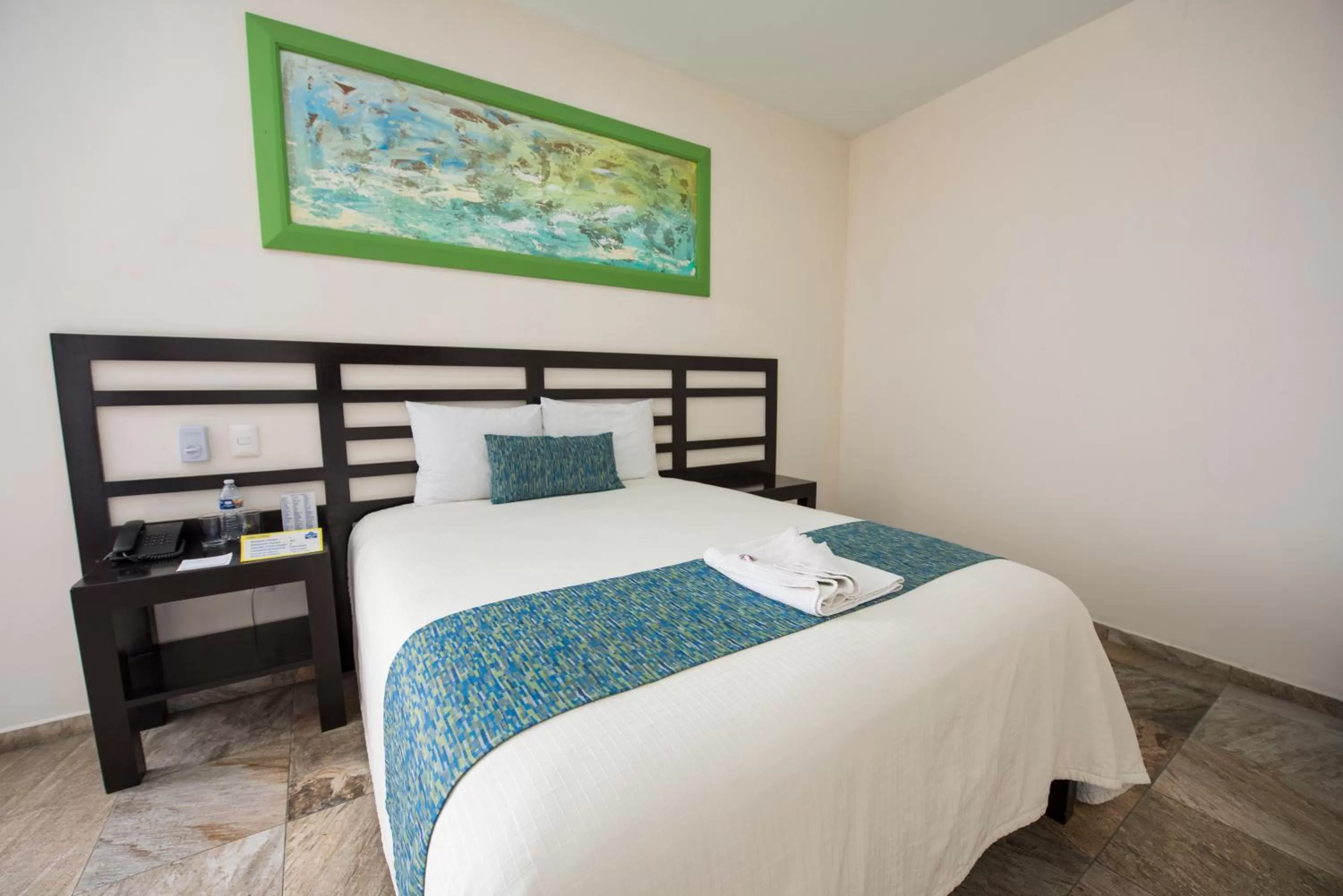 Bed in Hotel Andiroba Palace