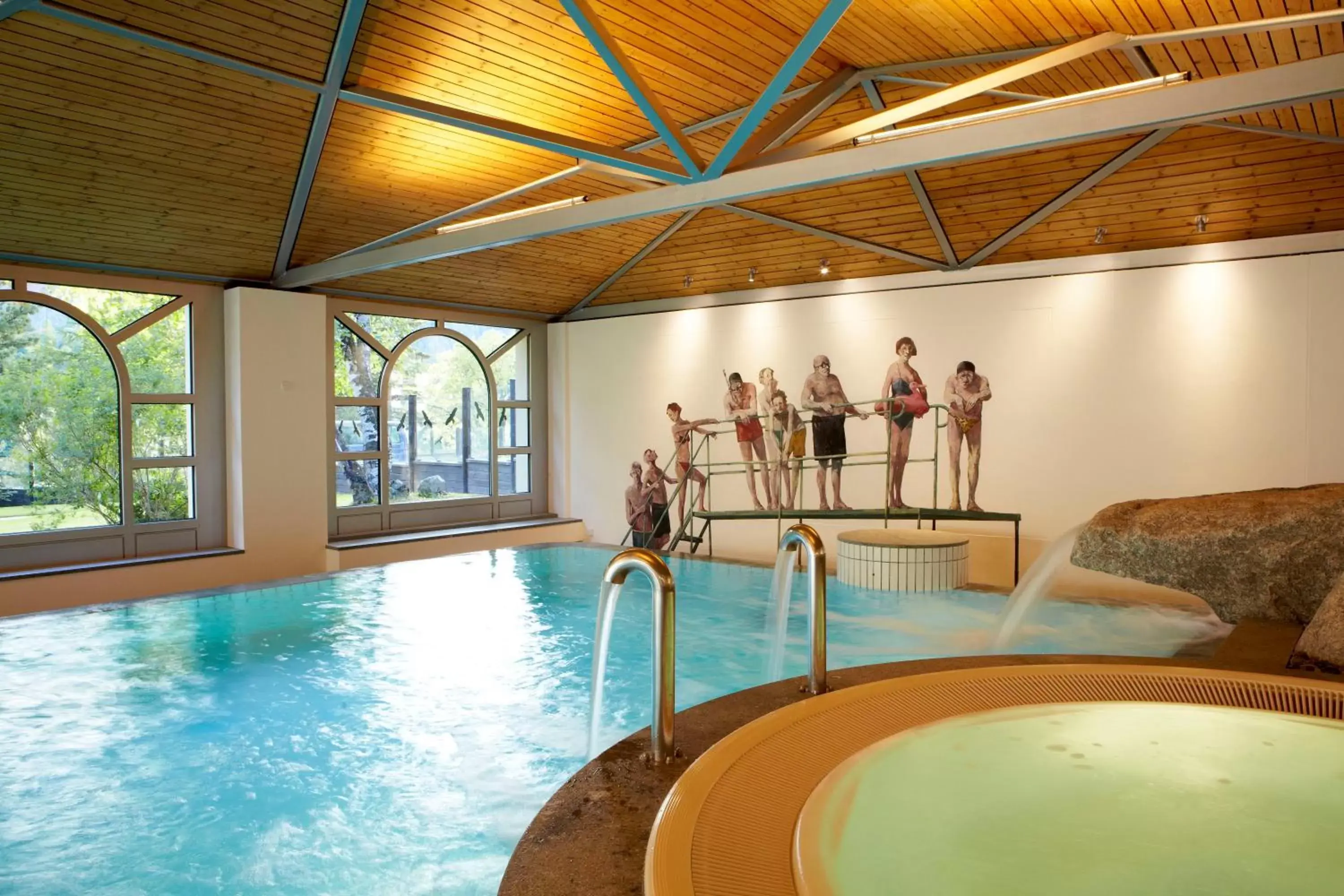 Spa and wellness centre/facilities, Swimming Pool in Hotel Steinbock Pontresina