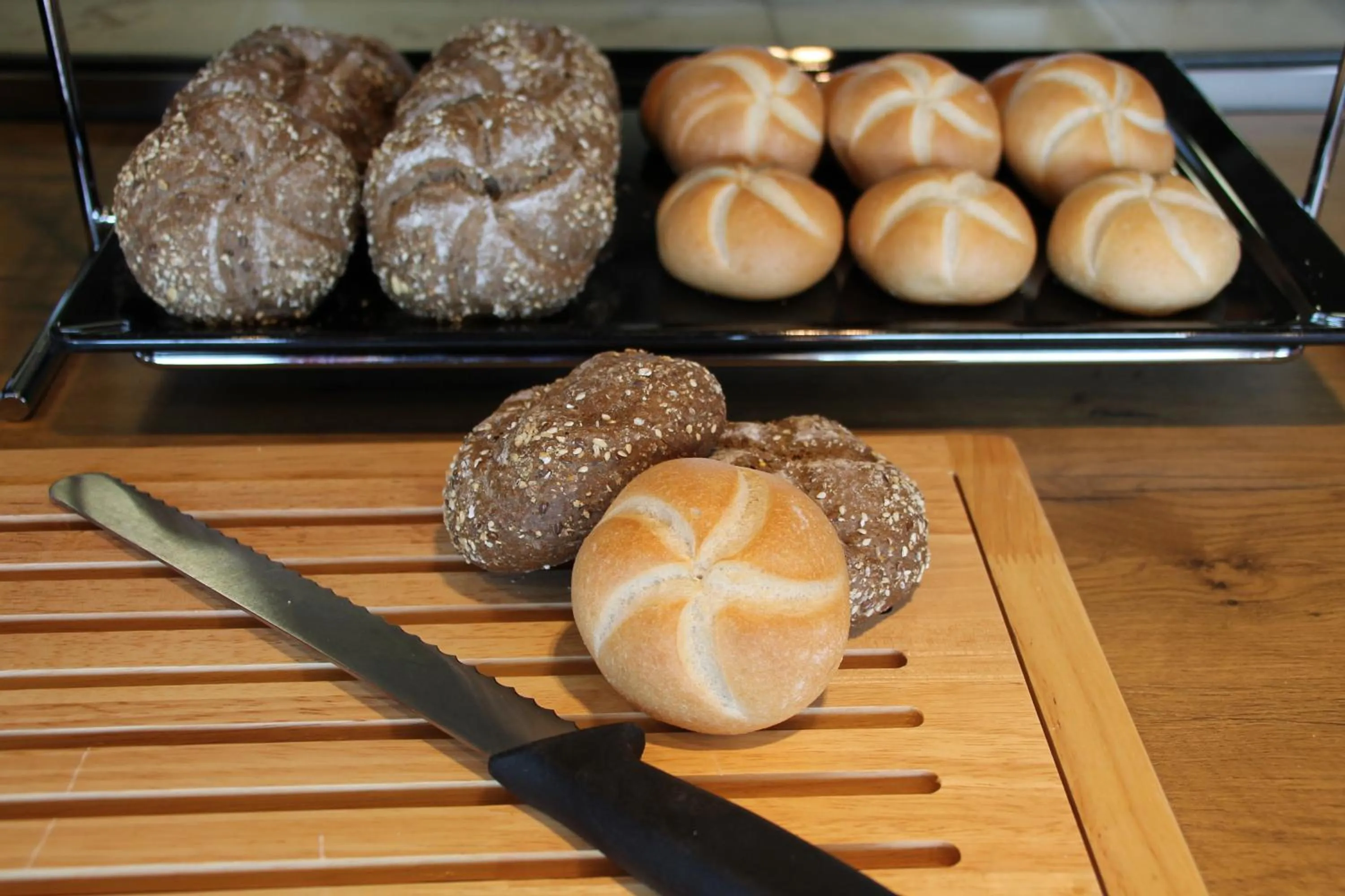 American breakfast in Ibis Milano Fiera