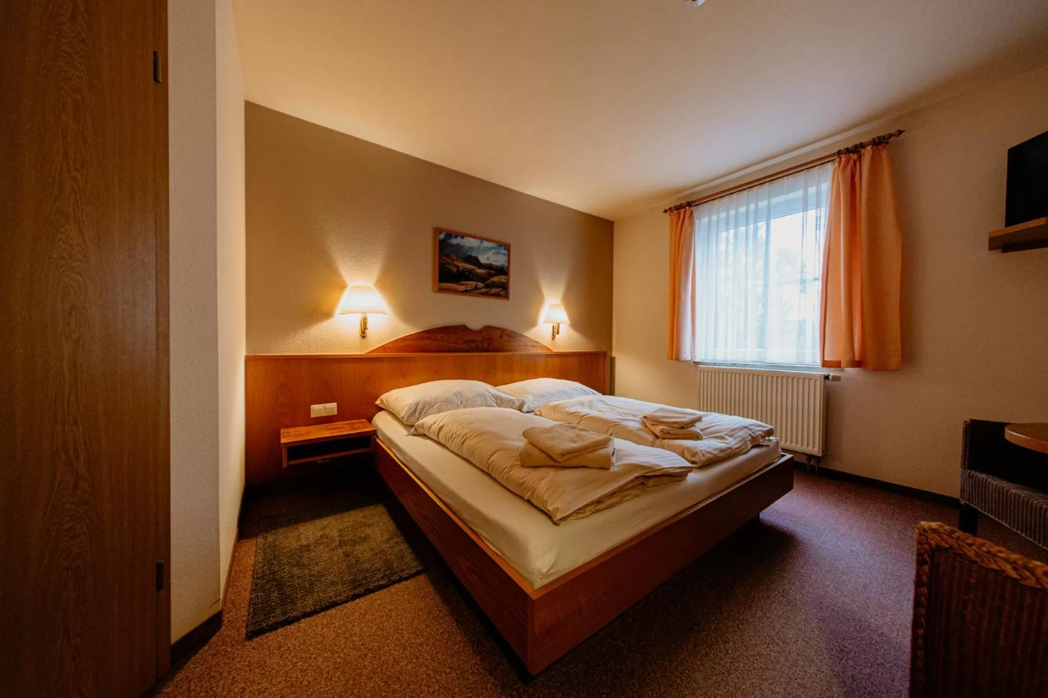 Bed in Bergpension Laasen Perle Rathen