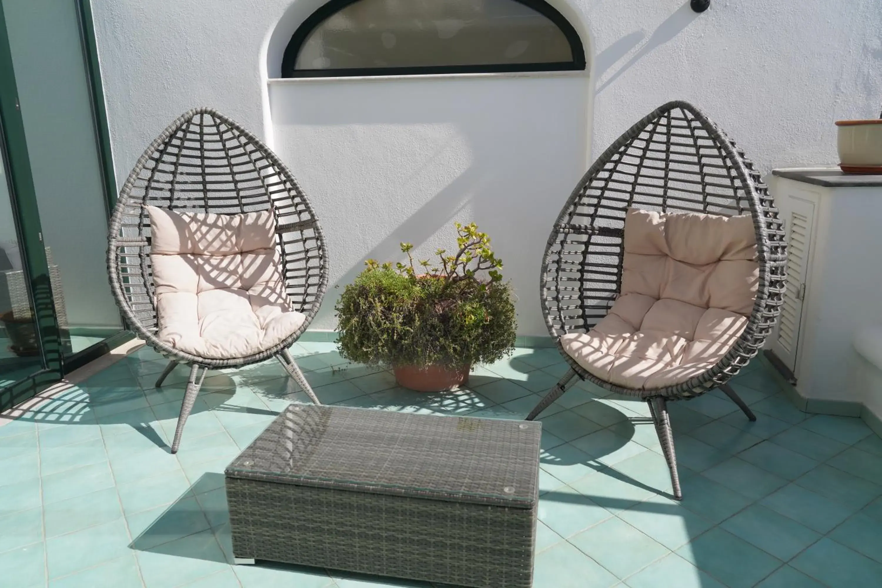 Patio, Balcony/Terrace in Hotel Albatros