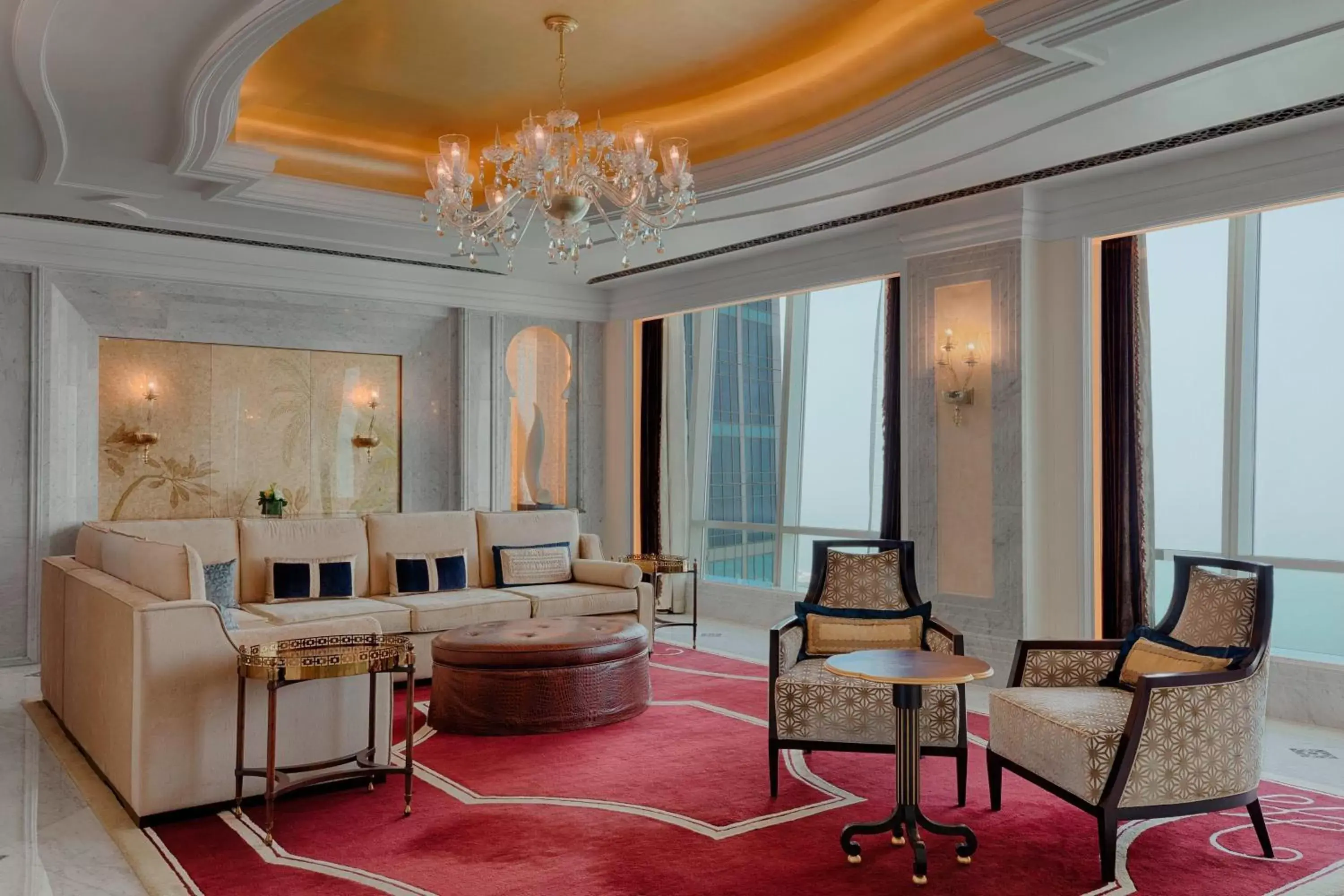 Living room, Seating Area in The St. Regis Abu Dhabi