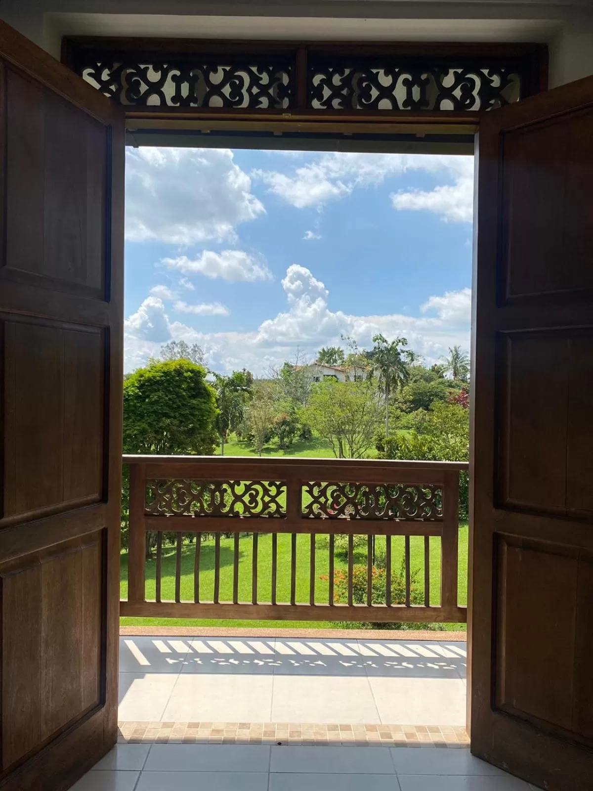 Garden view in La Herencia Hotel