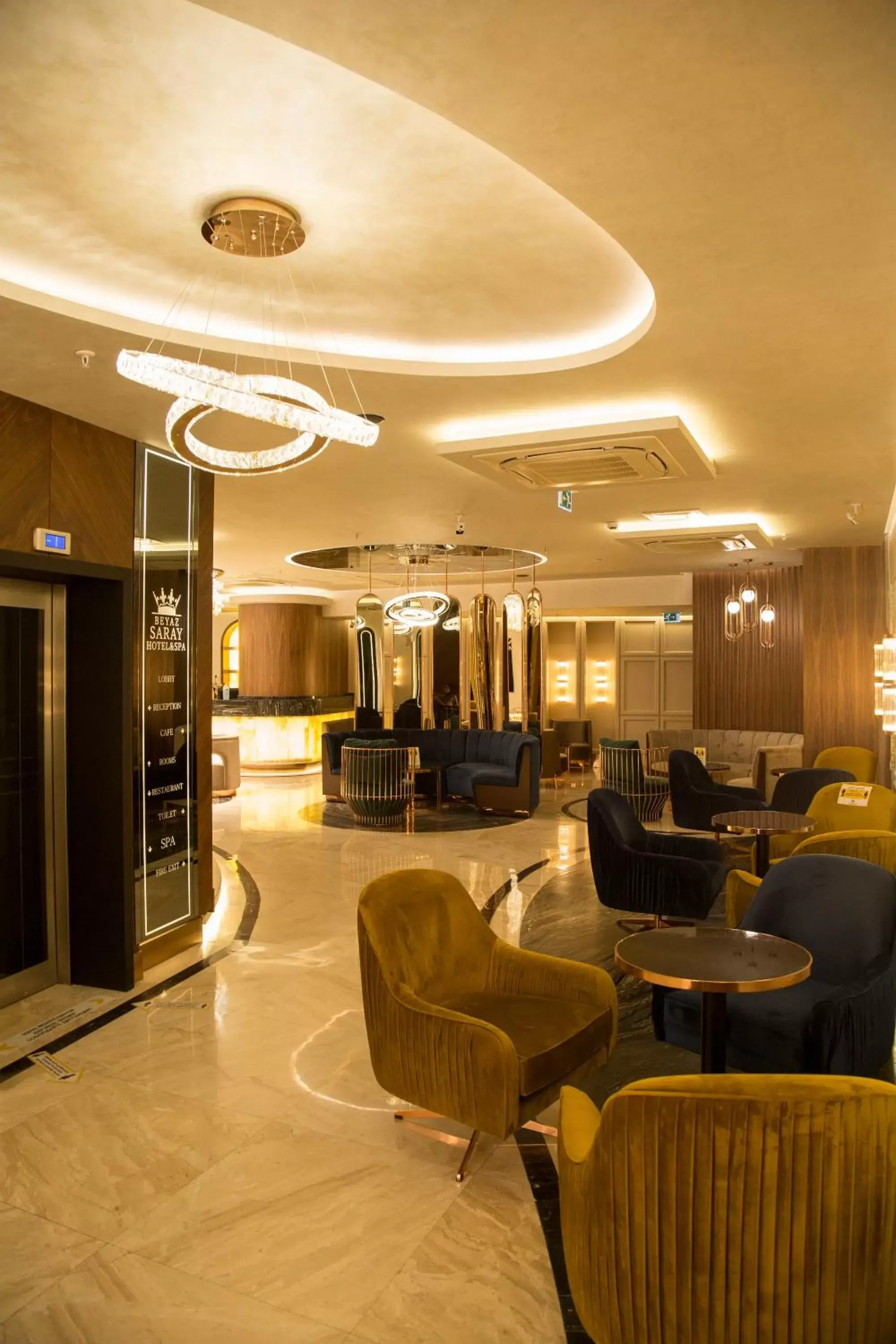 Lobby or reception, Lounge/Bar in The Hotel Beyaz Saray & Spa