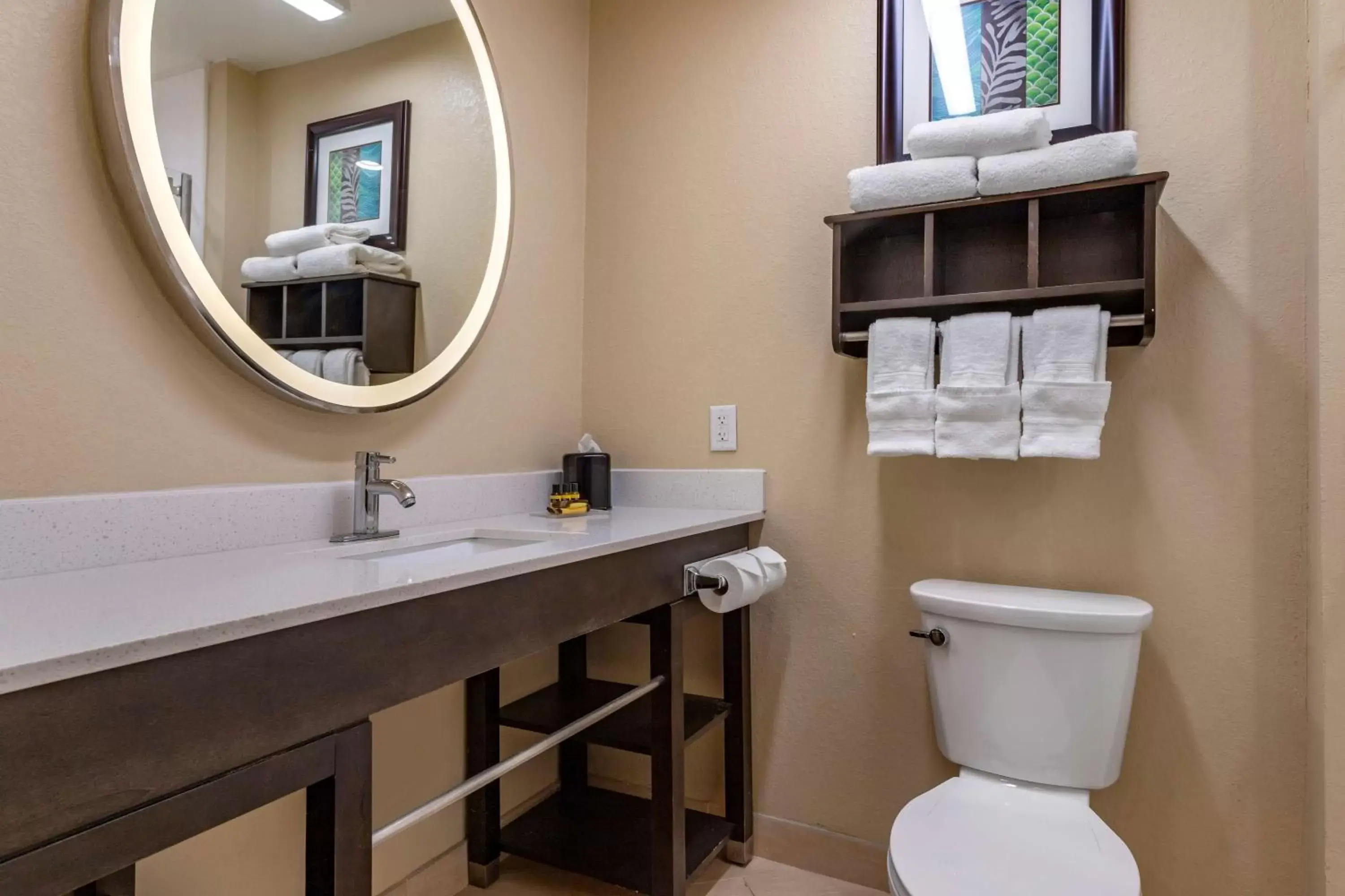 Bathroom in Best Western Plus Galveston Suites