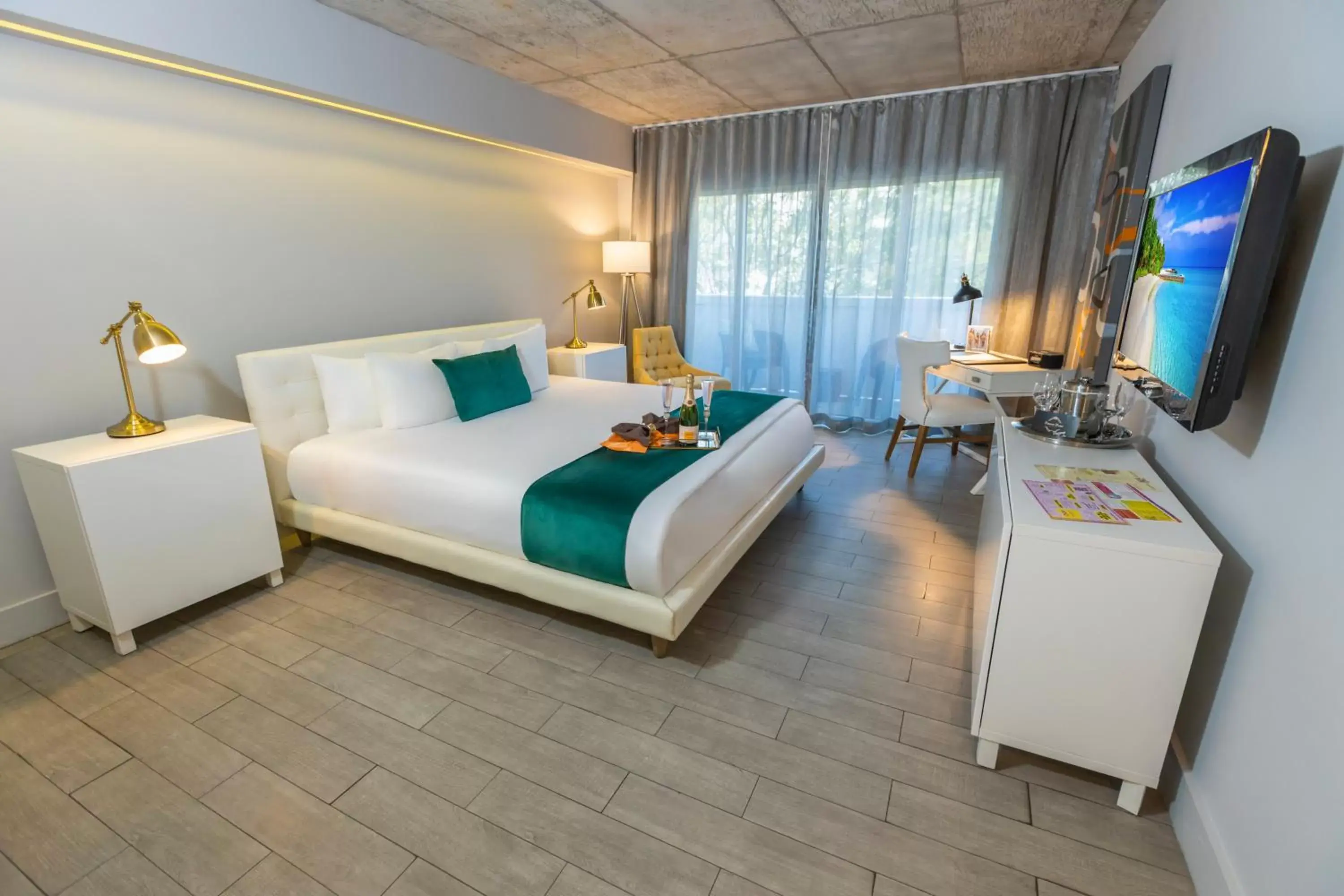 Bedroom in Riviera Suites