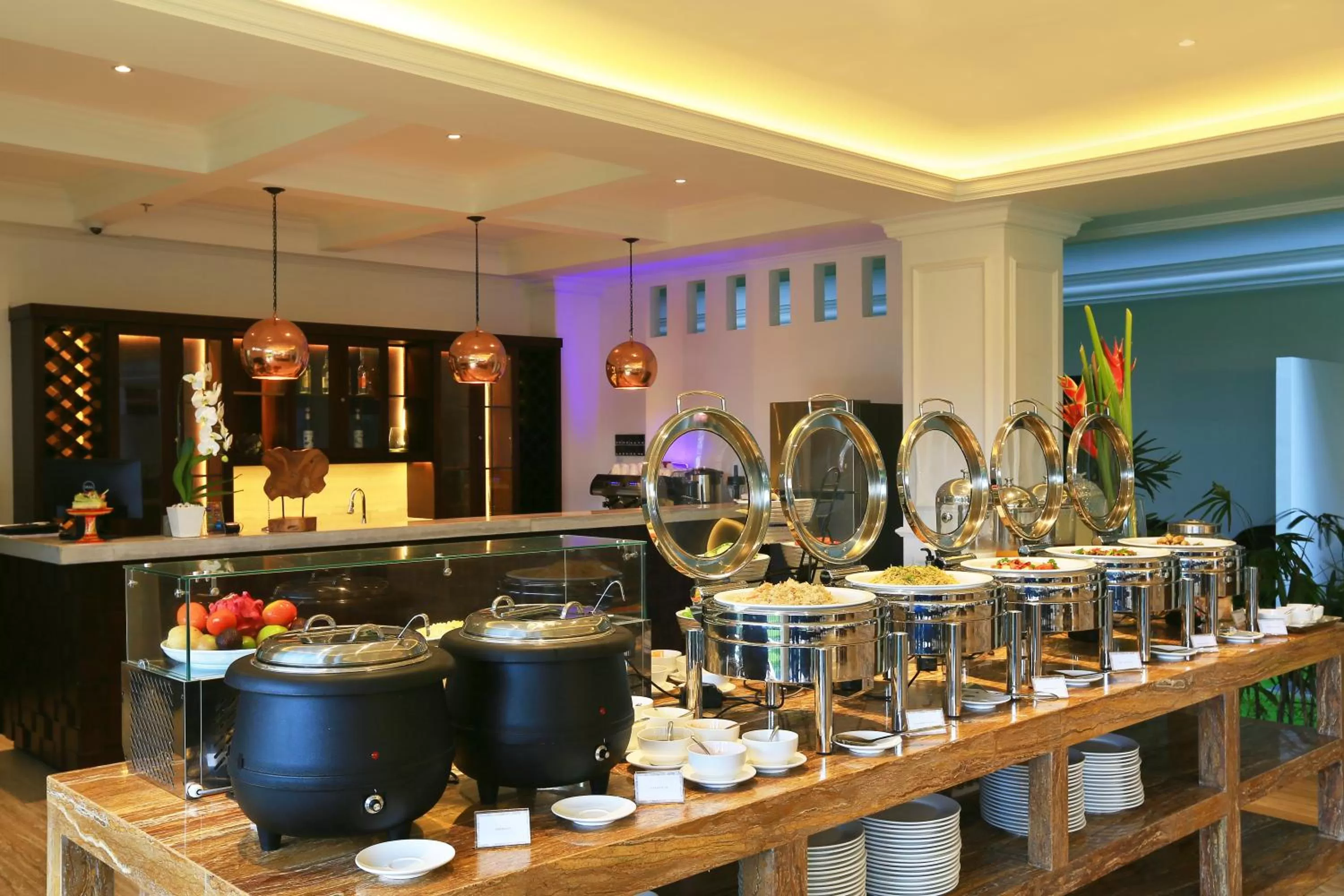 Buffet breakfast in Grand Palace Hotel Sanur - Bali