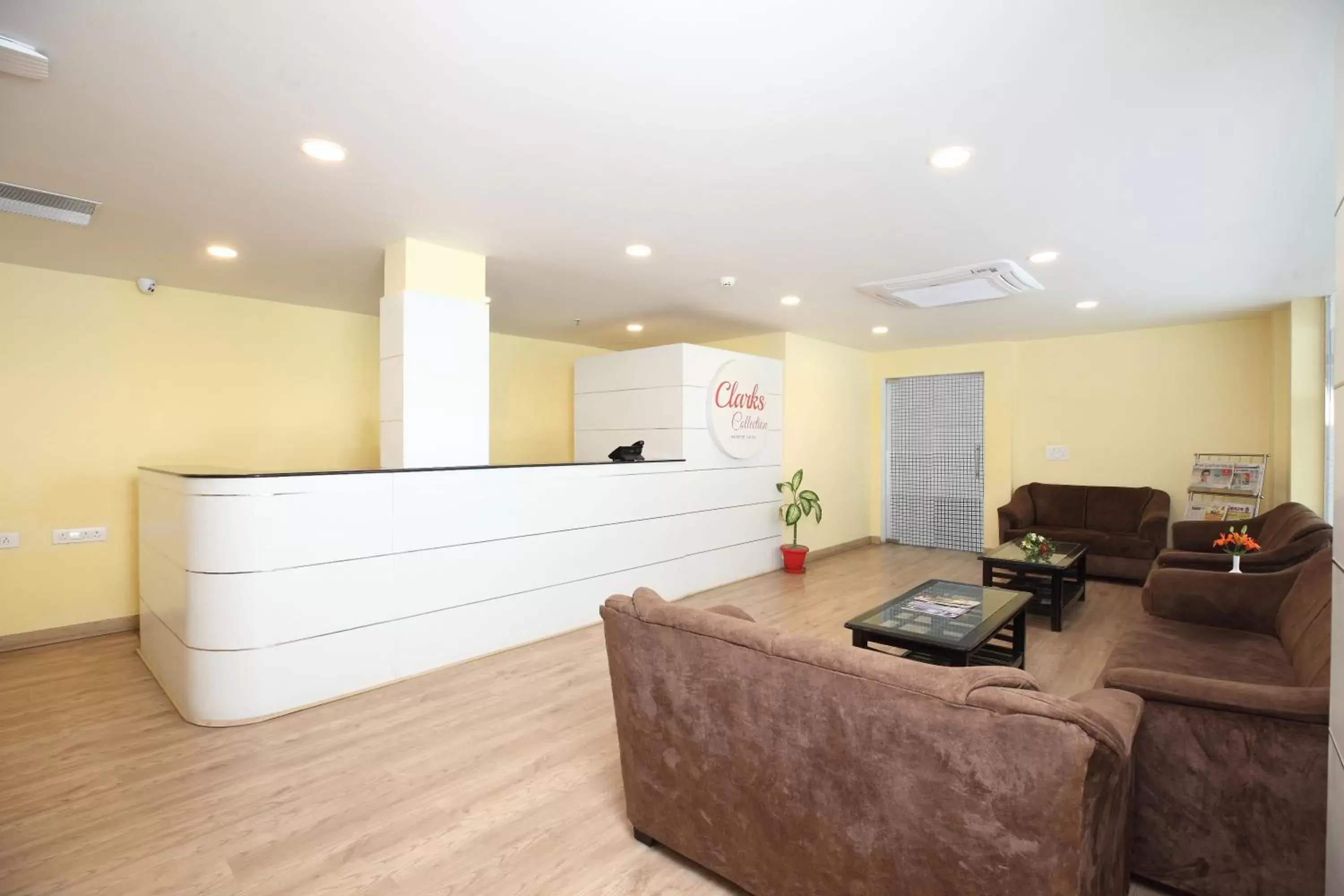 Lobby or reception in Click Hotel Transport Nagar Lobby or reception in Click Hotel Transport Nagar