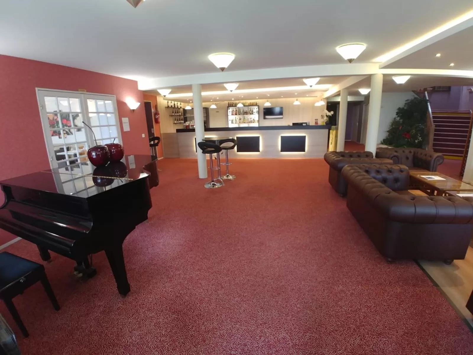 Lobby or reception in Logis Hotel Altina