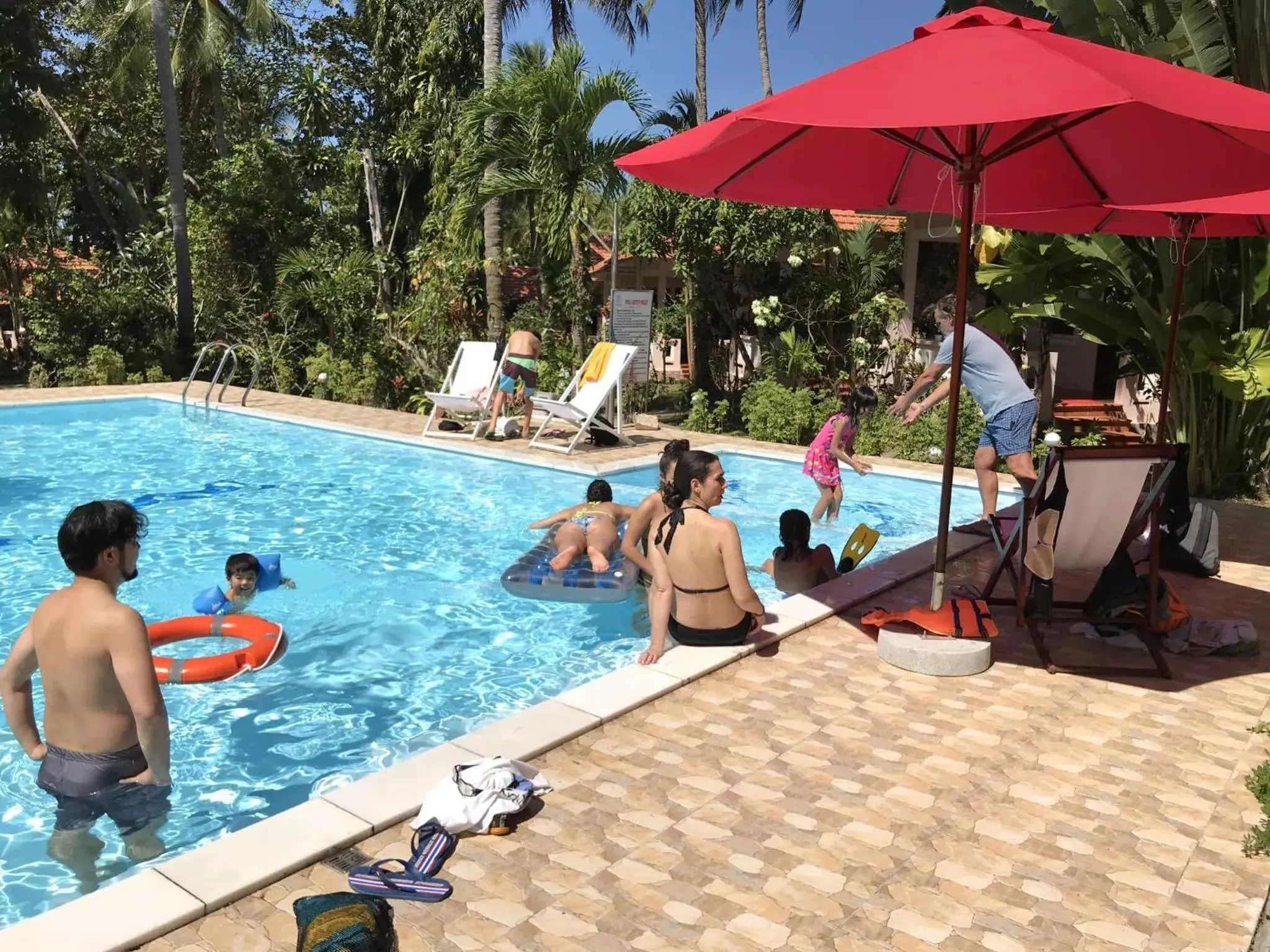 Living room in Hiep Thanh Resort Living room in Hiep Thanh Resort