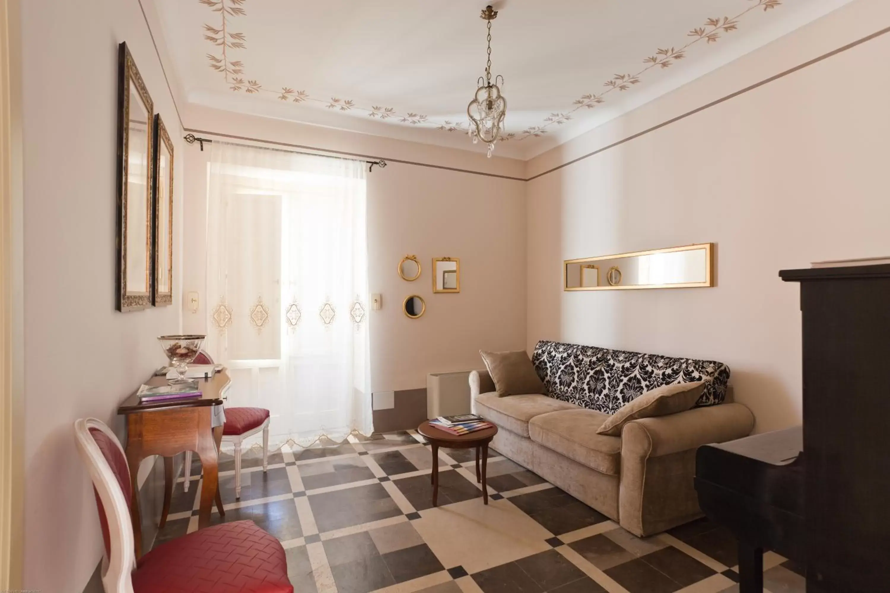 Library, Seating Area in Palazzo Gambuzza