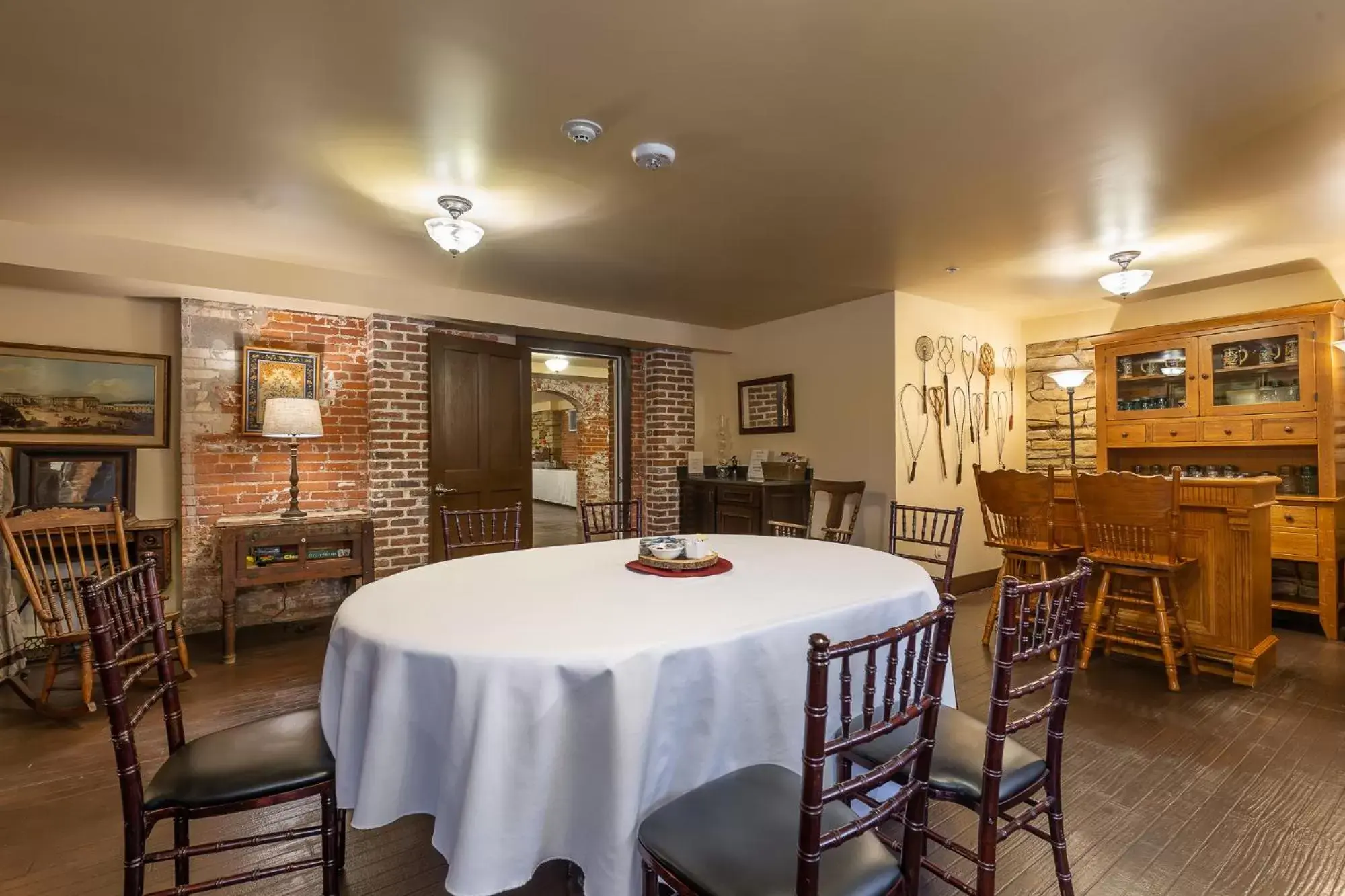 Dining area in Steele Mansion Inn & Gathering Hub