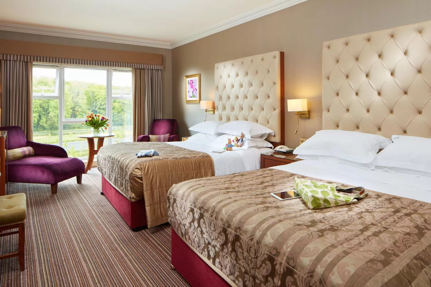 Bedroom, Bed in Manor House Country Hotel