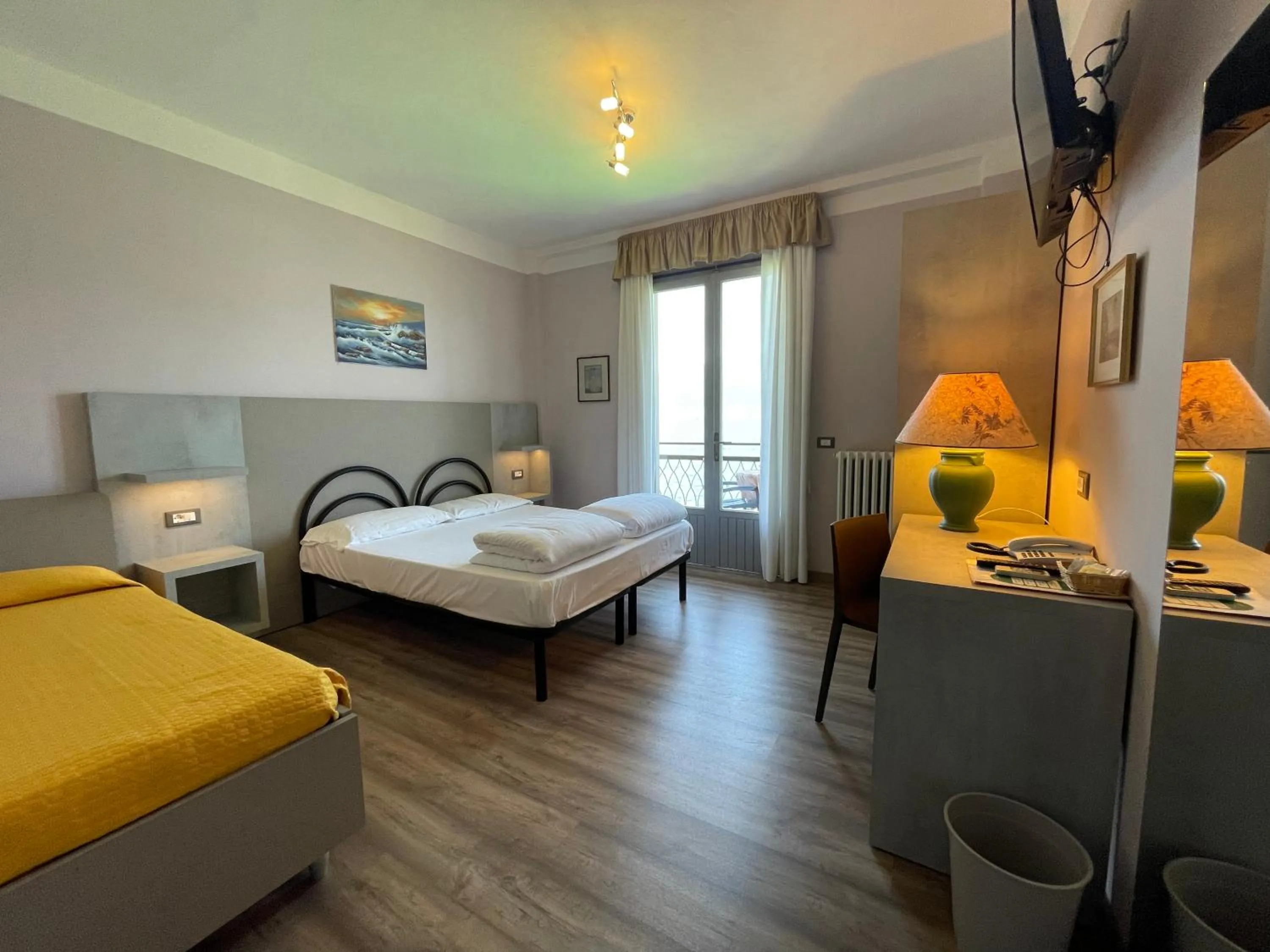 Swimming pool, Bed in Hotel Rabay