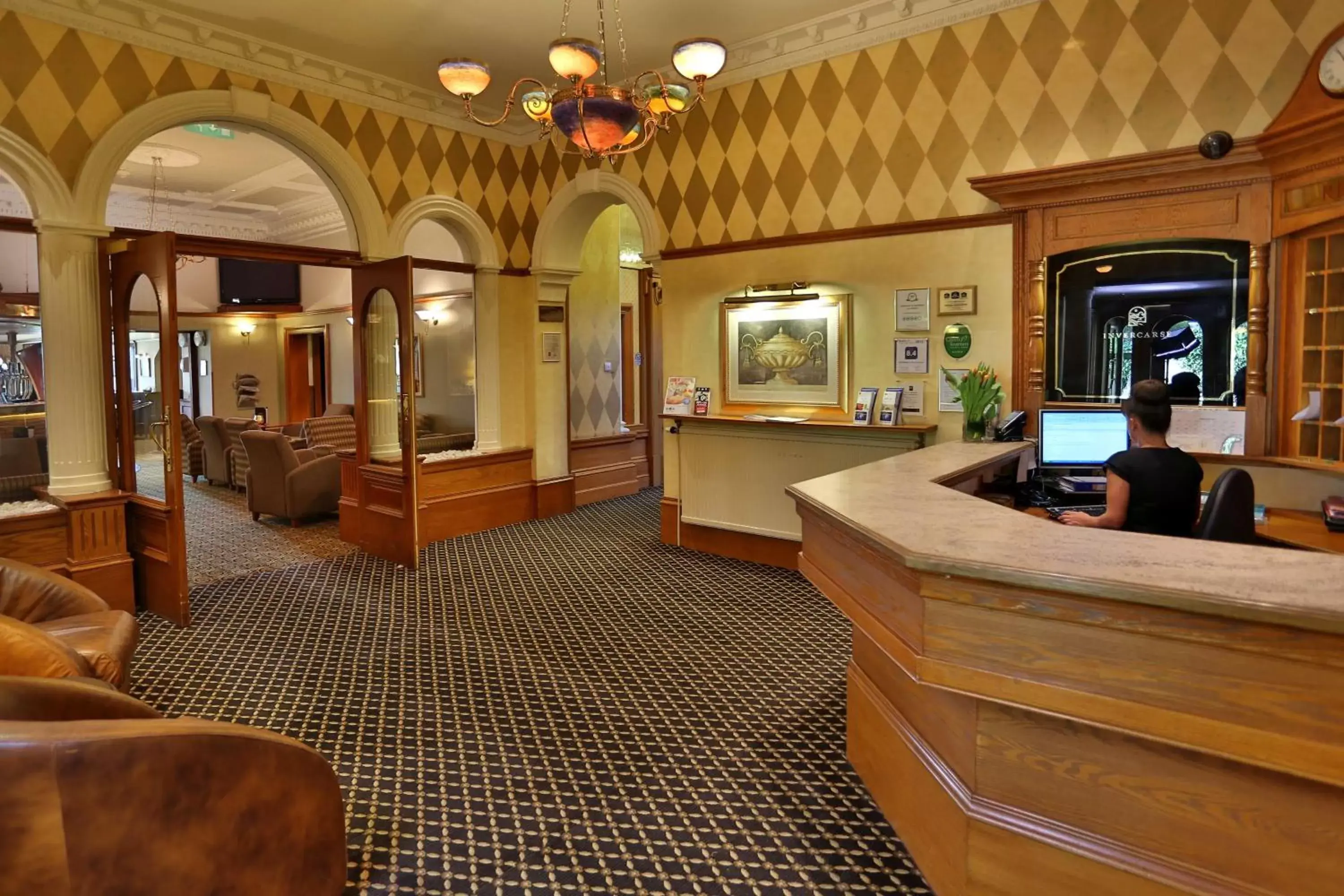 Lobby or reception, Lobby/Reception in Invercarse Hotel Dundee, BW Signature Collection