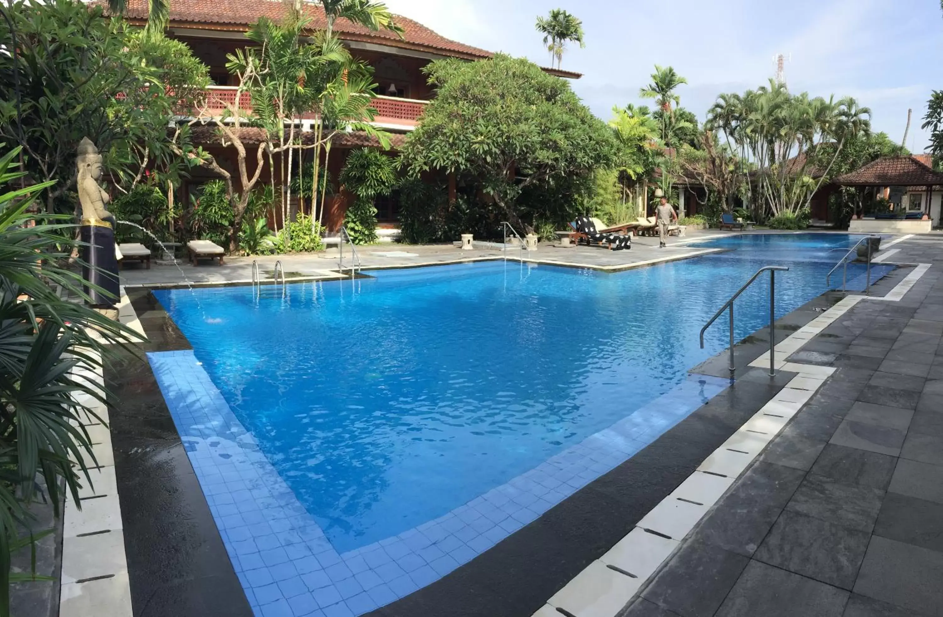 Natural landscape, Swimming Pool in Bumi Ayu Bungalow Sanur