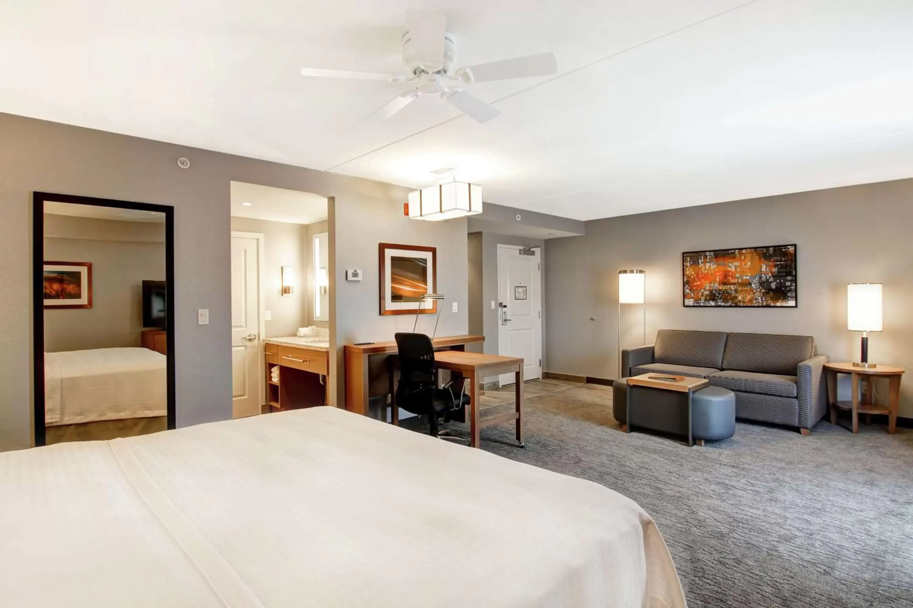 Bedroom in Homewood Suites By Hilton Ottawa Kanata