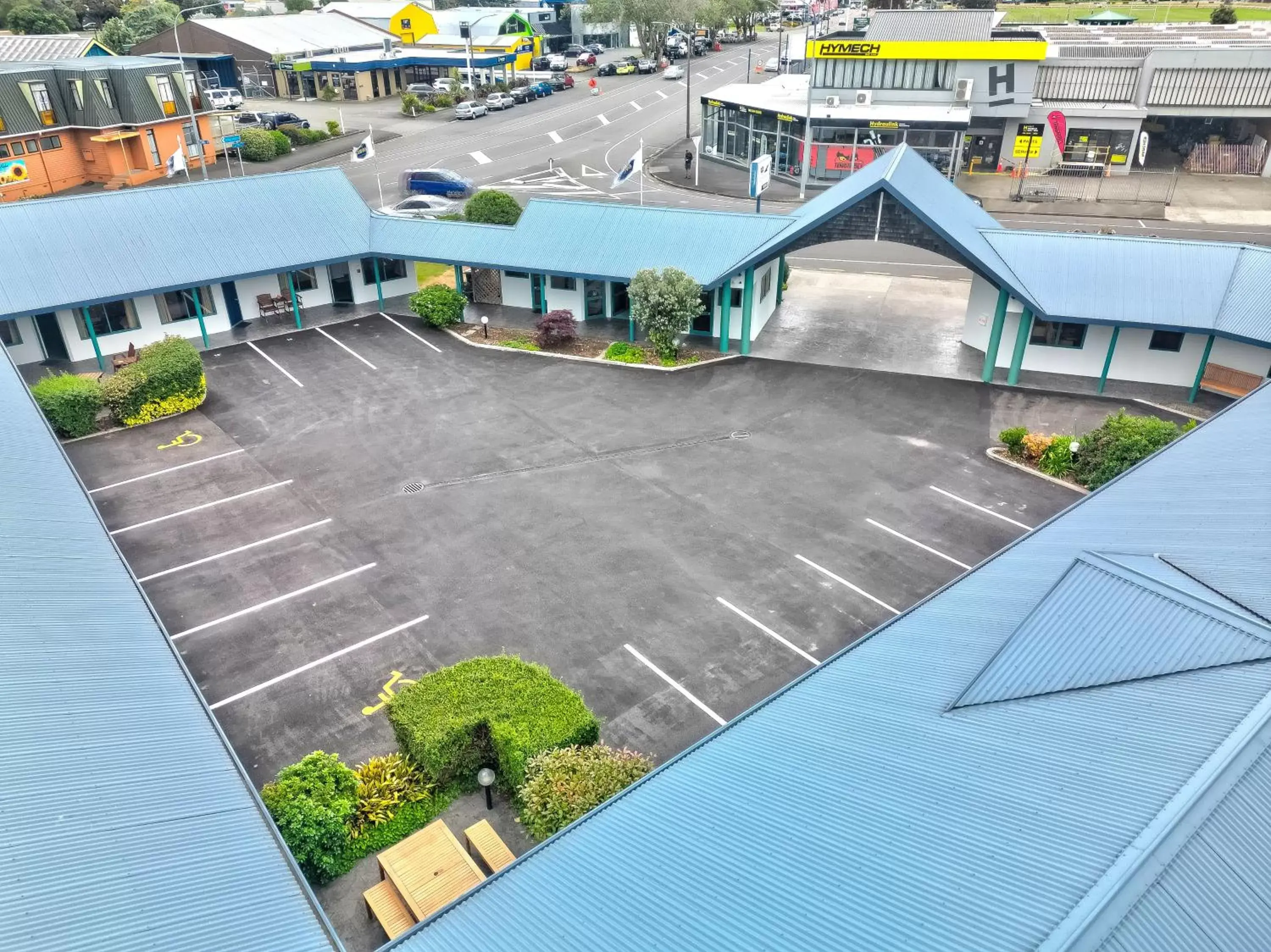 Bird's eye view, Bird's-eye View in ASURE Cooks Gardens Motor Lodge