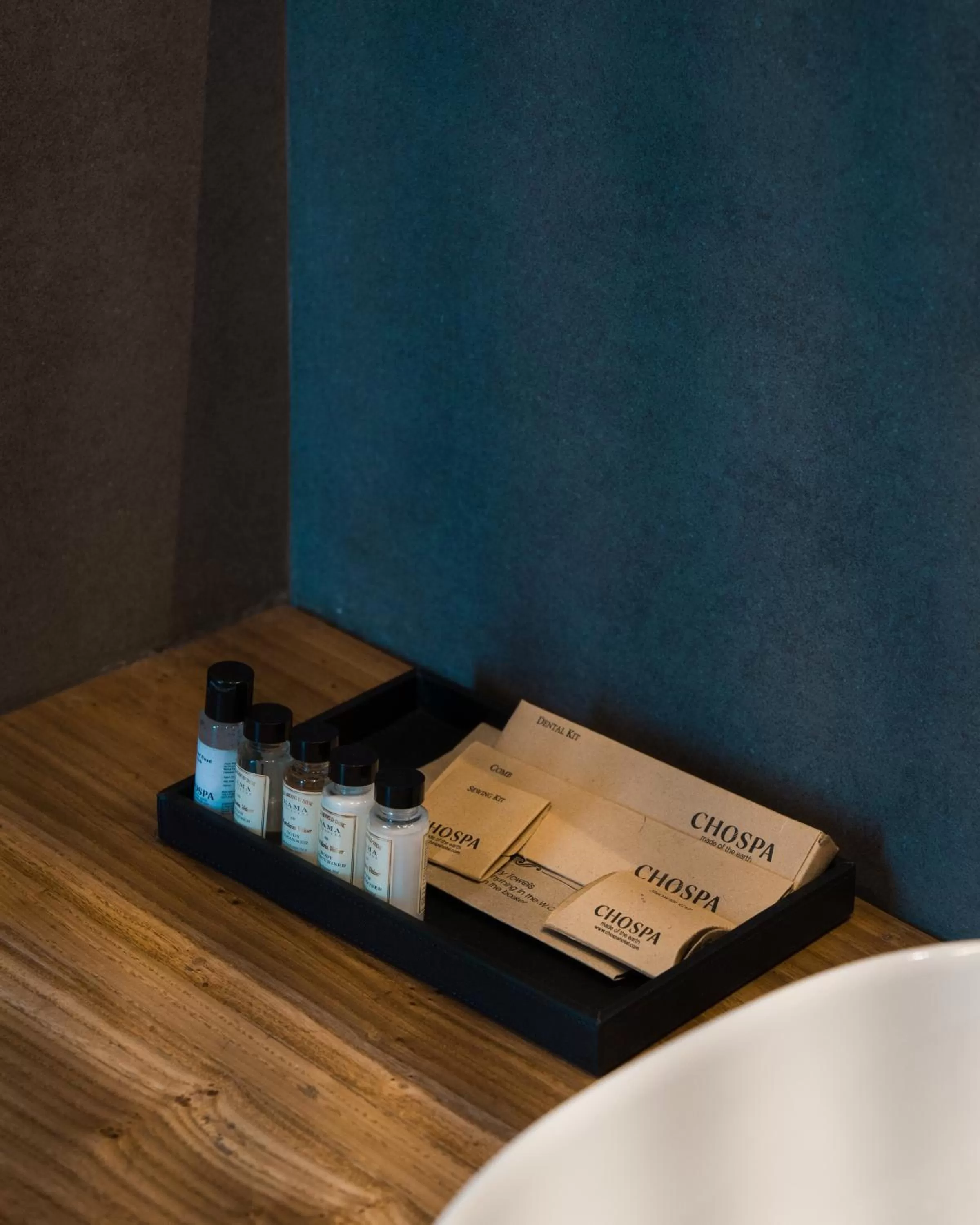 Bathroom in Chospa Hotel, Leh