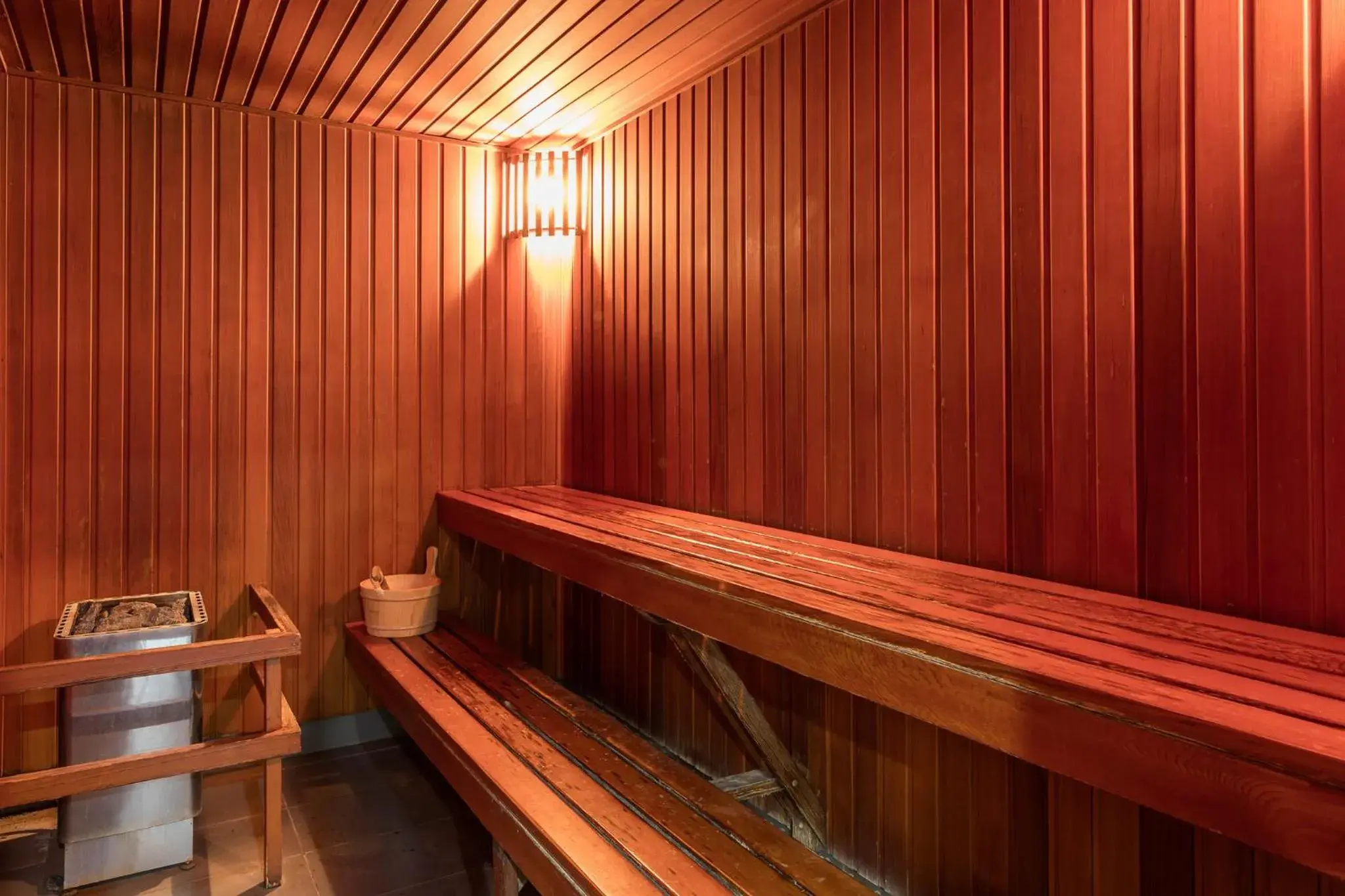 Sauna in Meriton Suites Campbell Street, Sydney