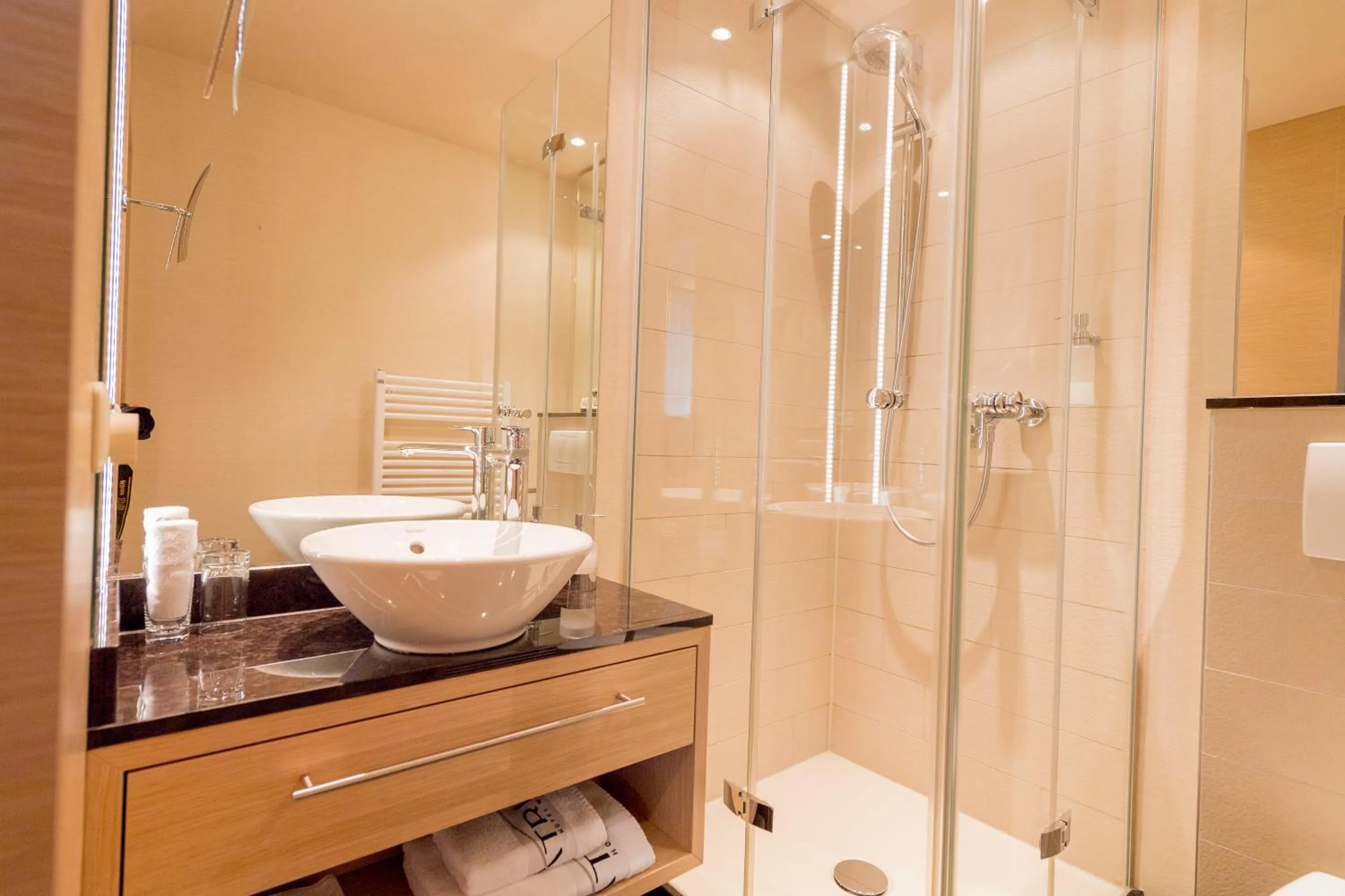 Toilet in Atrium Hotel Mainz