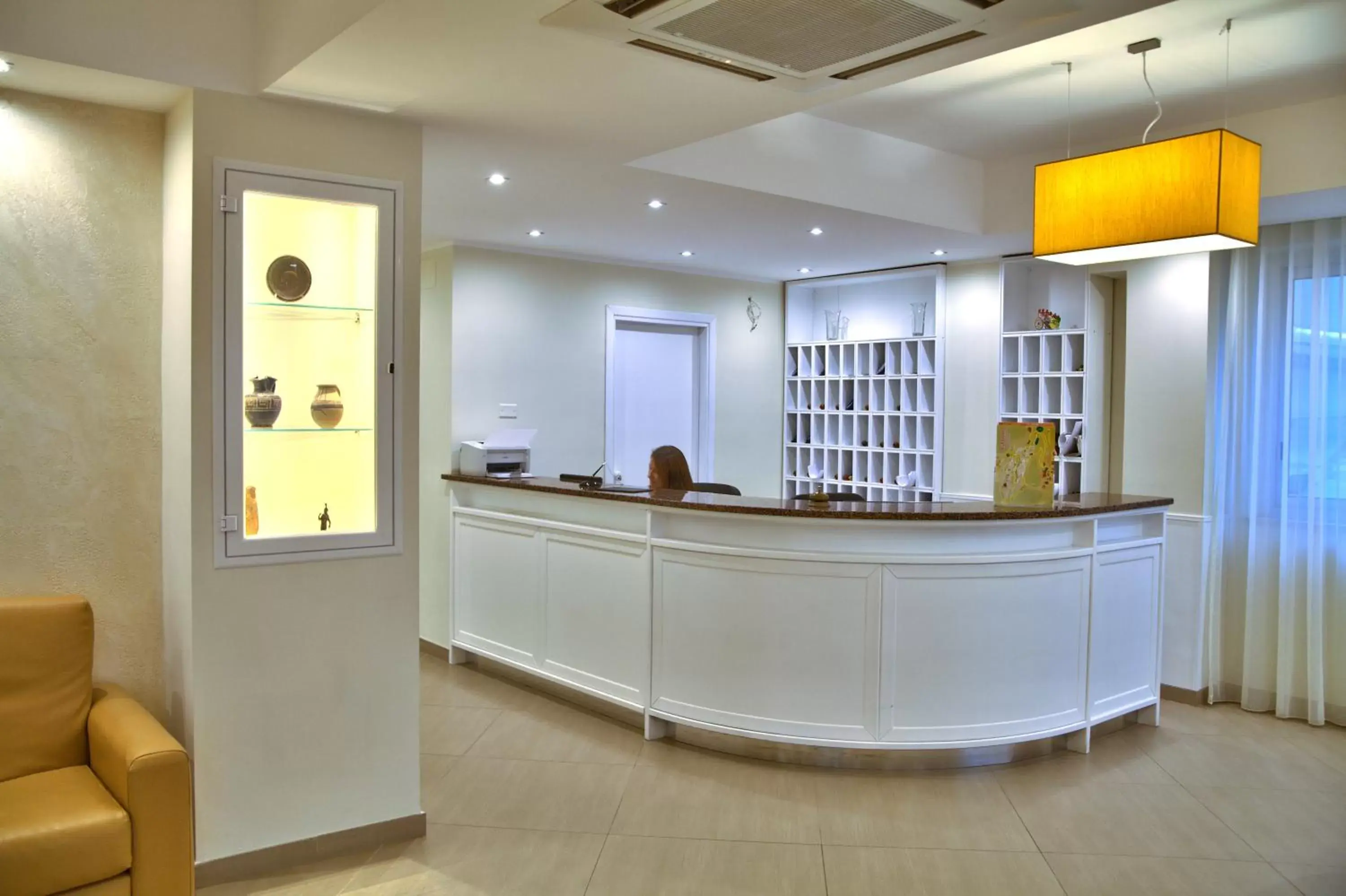 Lobby or reception in Hotel Costazzurra Museum & Spa Lobby or reception in Hotel Costazzurra Museum & Spa