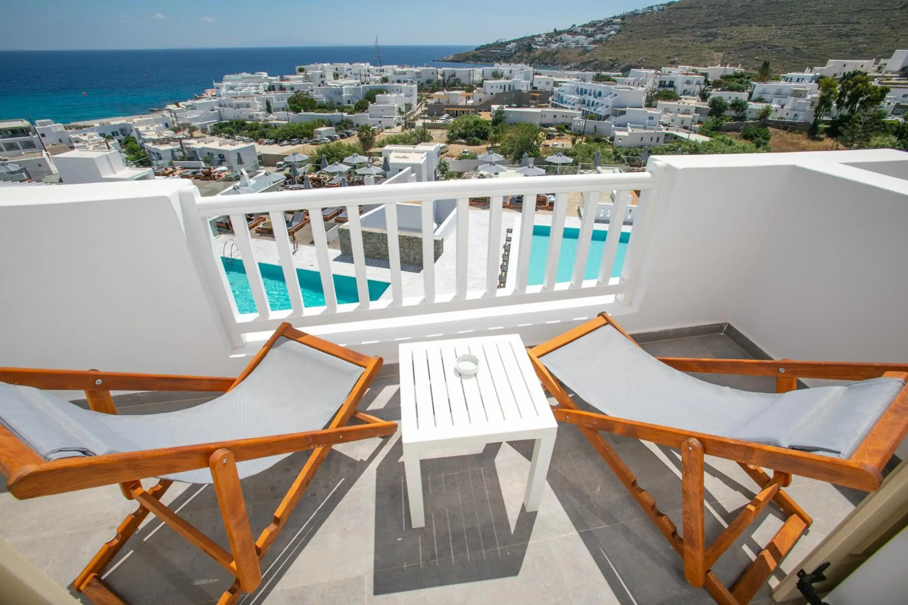 Day, Balcony/Terrace in The George Hotel Mykonos