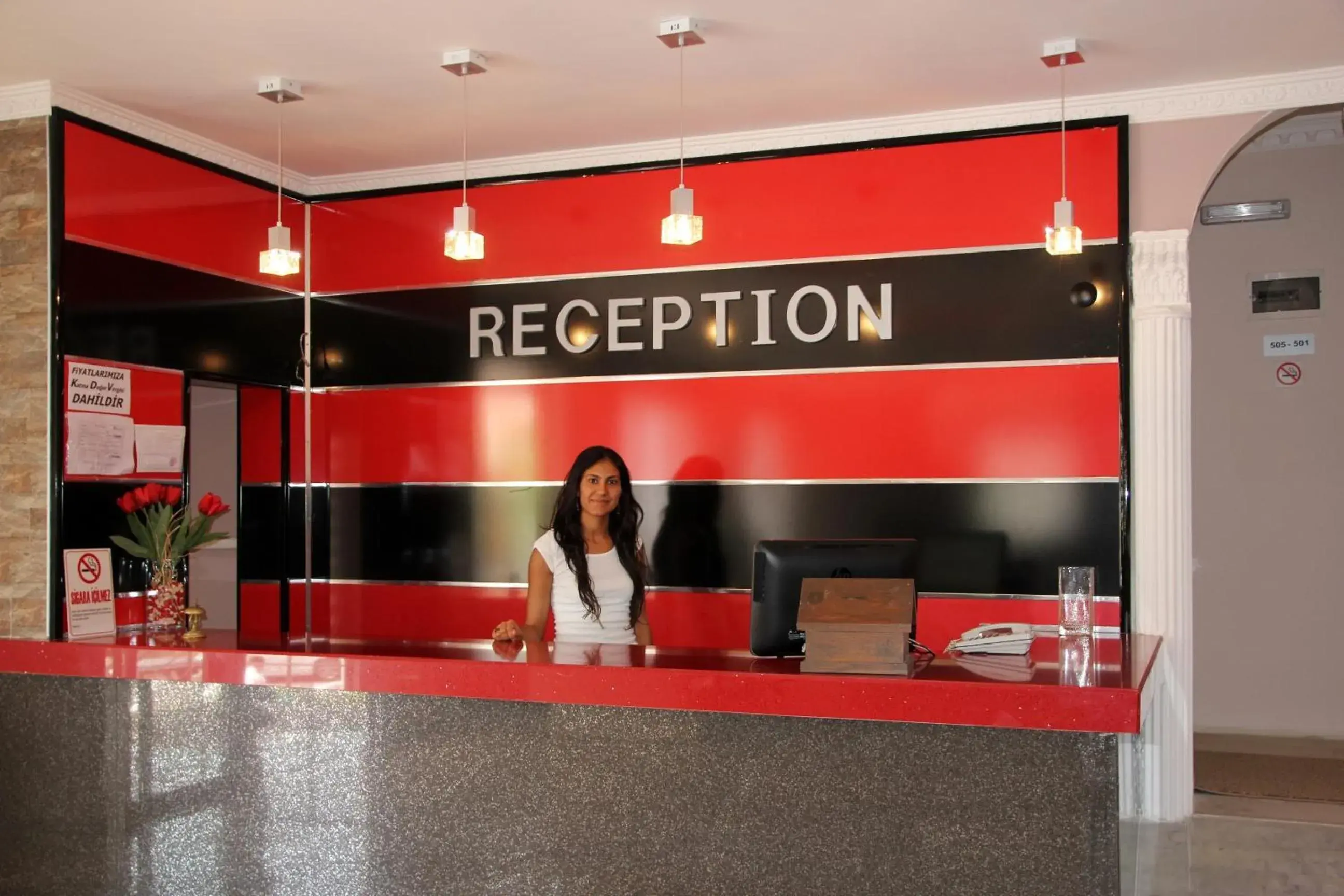 Lobby or reception, Lobby/Reception in Rosy Hotel Marmaris