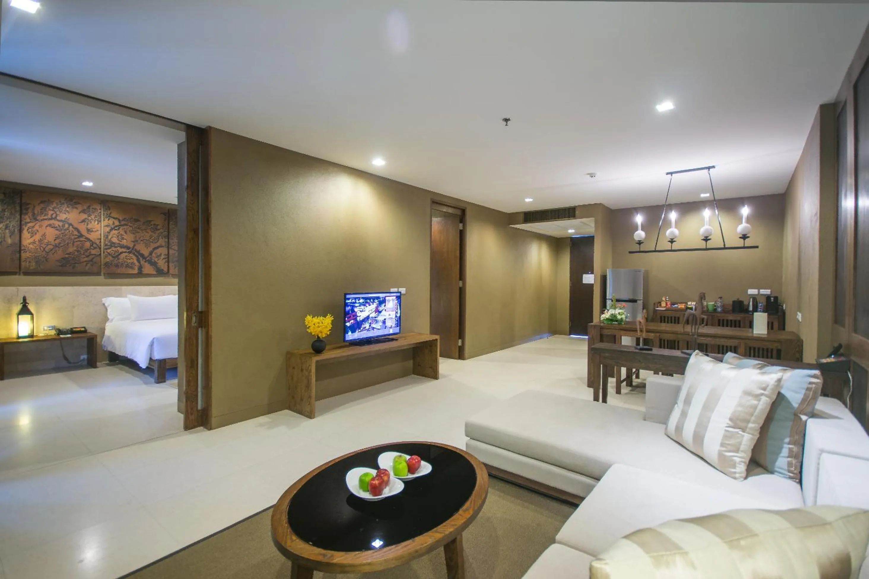 Living room, Bed in SUNSURI PHUKET, Nai Harn Beach