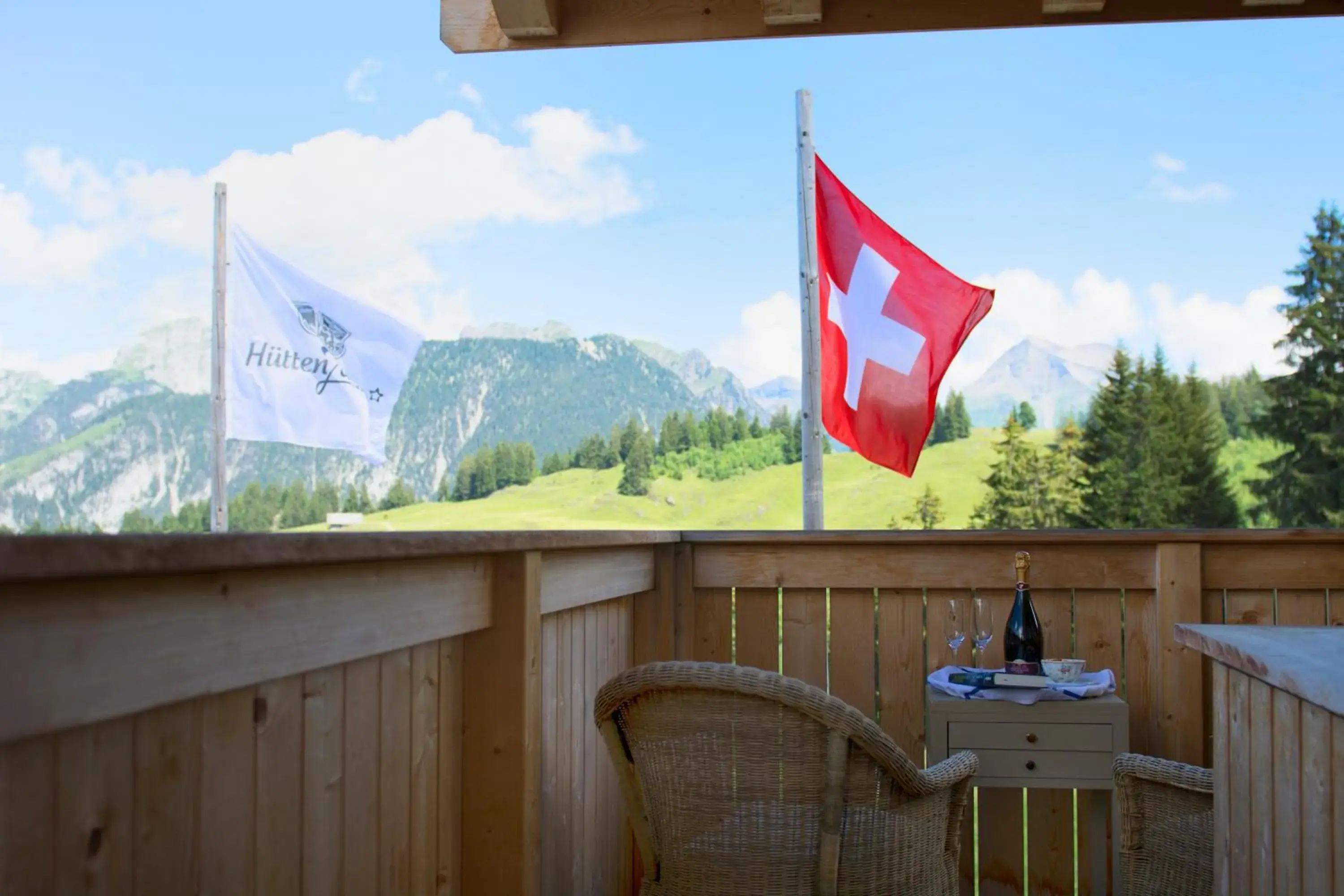 Mountain View in Rinderberg Swiss Alpine Lodge