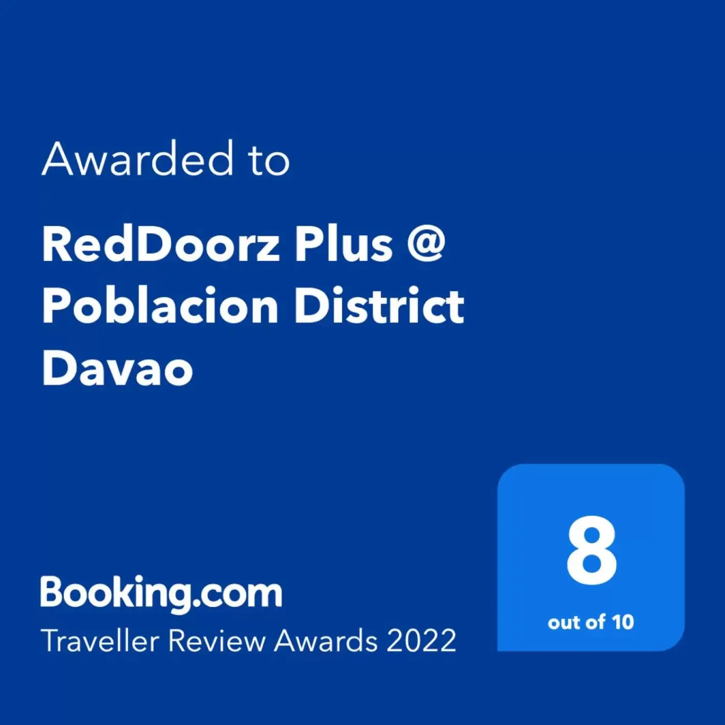 Certificate/Award, Logo/Certificate/Sign/Award in RedDoorz Plus @ Poblacion District Davao