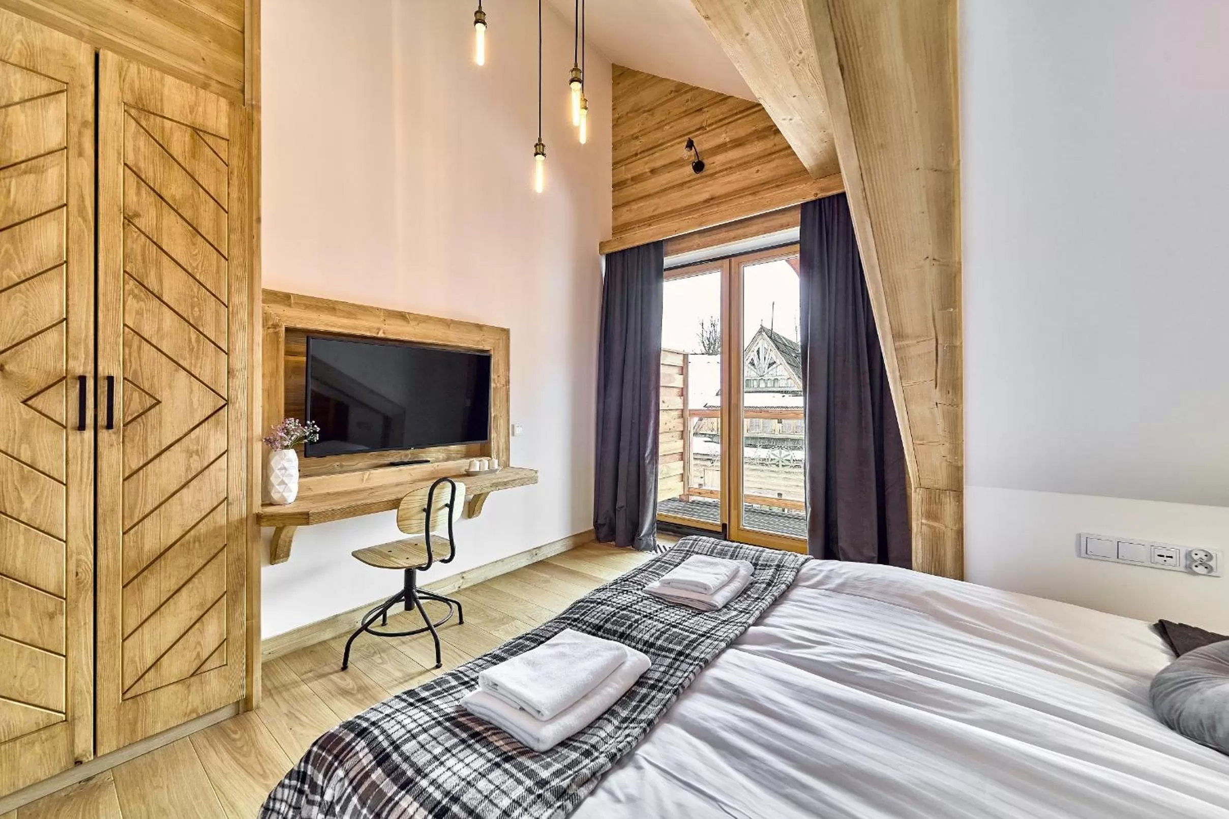 Bed in Aparthotel Giewont