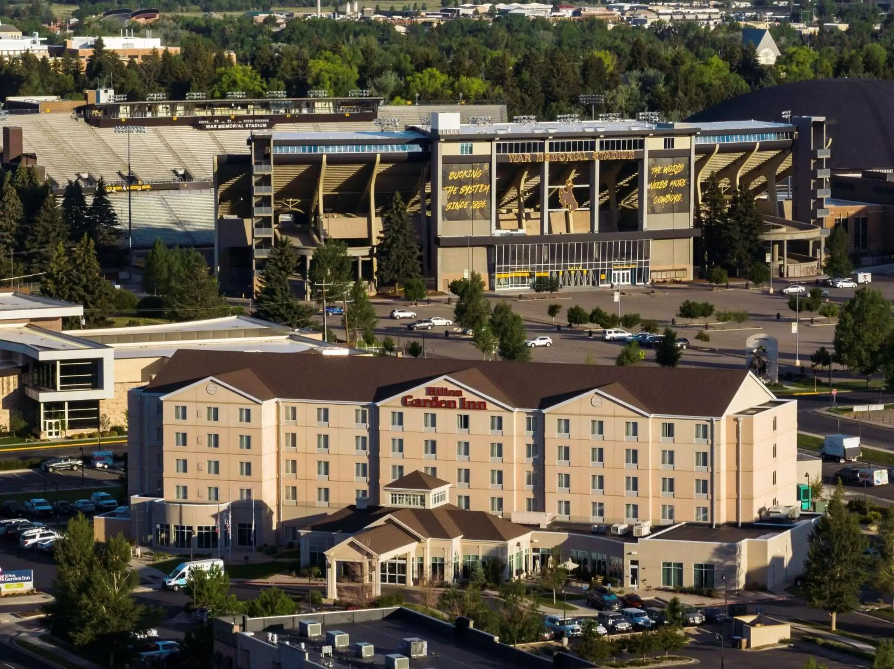 Property building, Bird's-eye View in Hilton Garden Inn Laramie