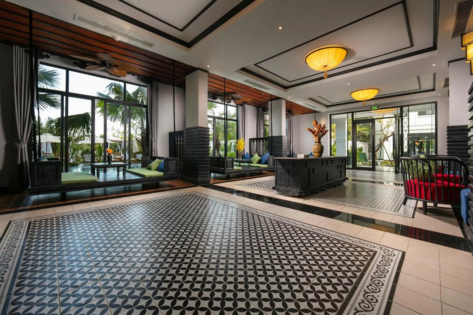 Seating area in Shining Riverside Hoi An Boutique & Spa