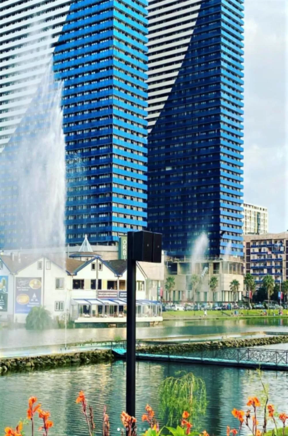 Property building, Swimming Pool in Special Apartments In Orbi City Batumi