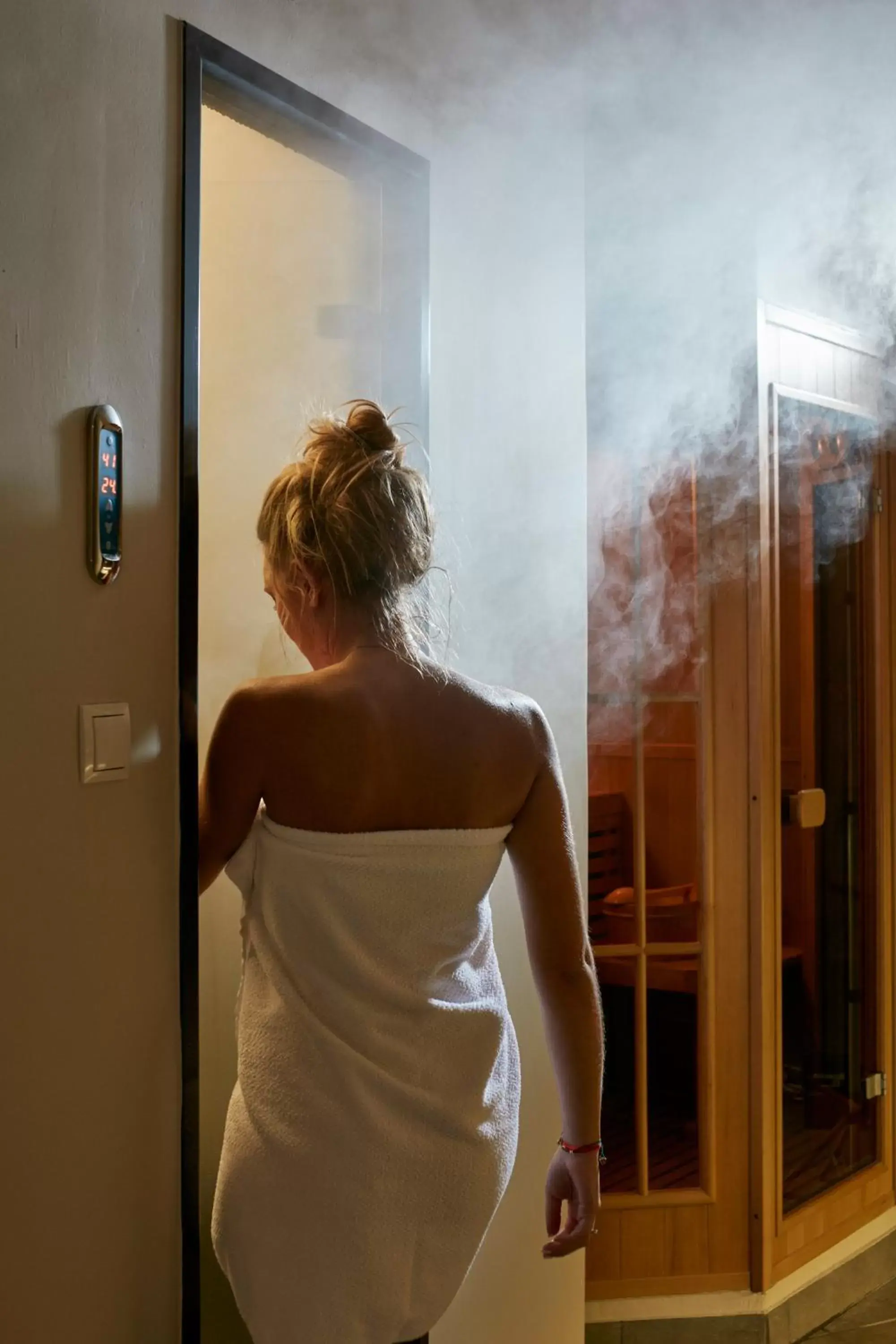 Steam room, Guests in Aar Hotel & Spa Ioannina