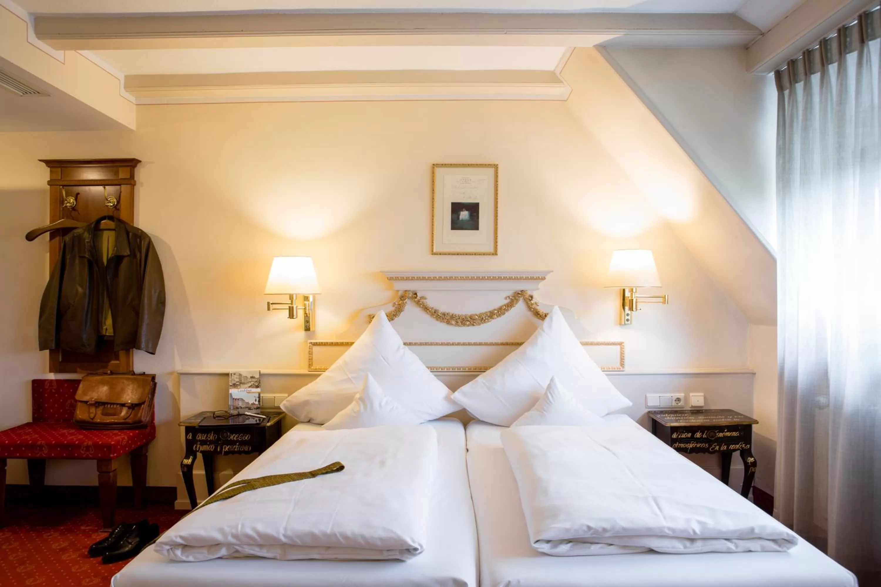 Photo of the whole room, Bed in Simones Hotel Fürstenhof