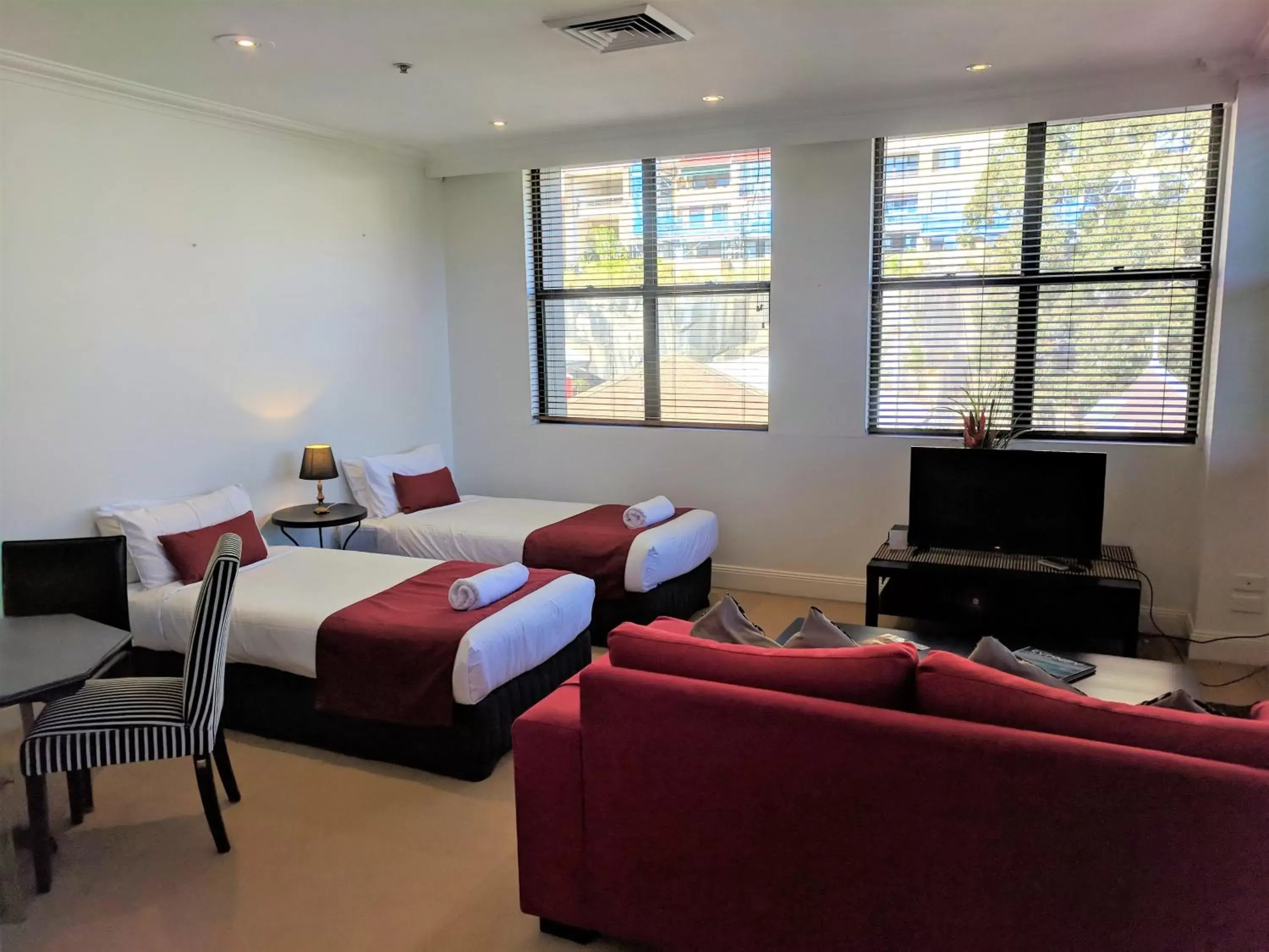 Living room in Nesuto Woolloomooloo