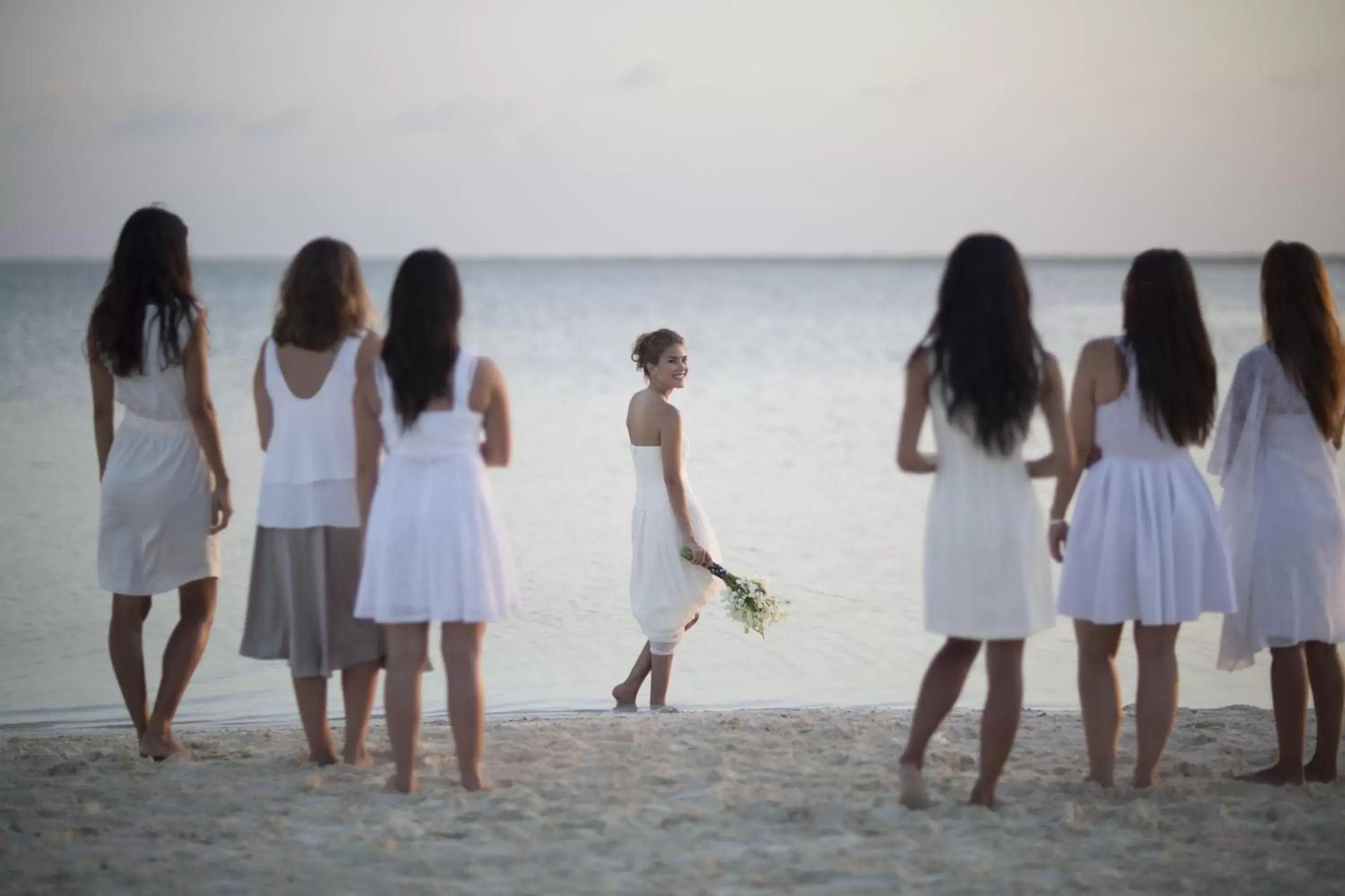 group of guests in Nizuc Resort & Spa