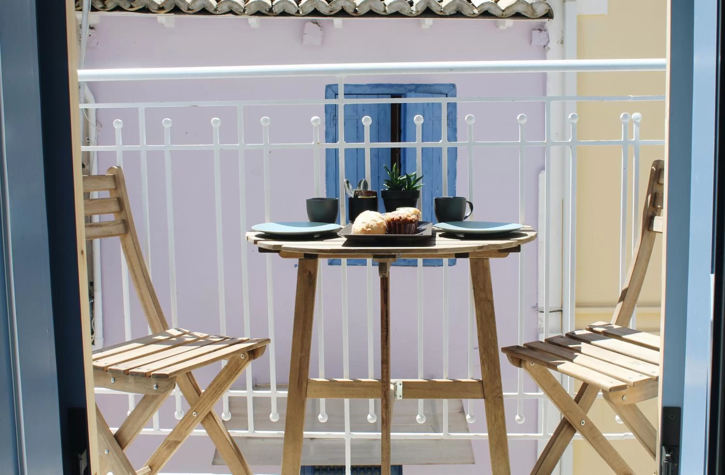 Balcony/Terrace in BOĒM Boutique Hotel Lefkada