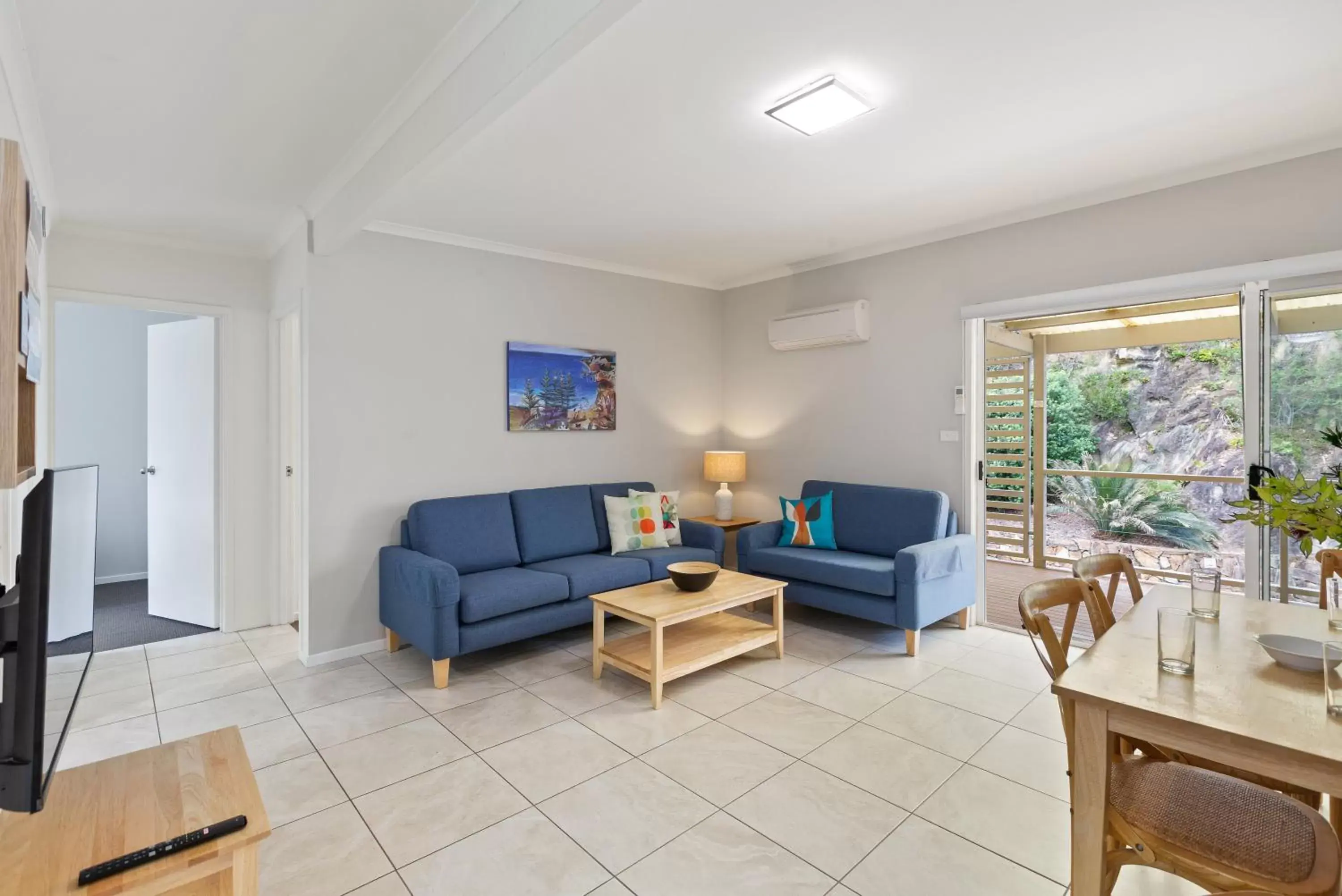 Seating Area in Tathra Beach House Holiday Apartments