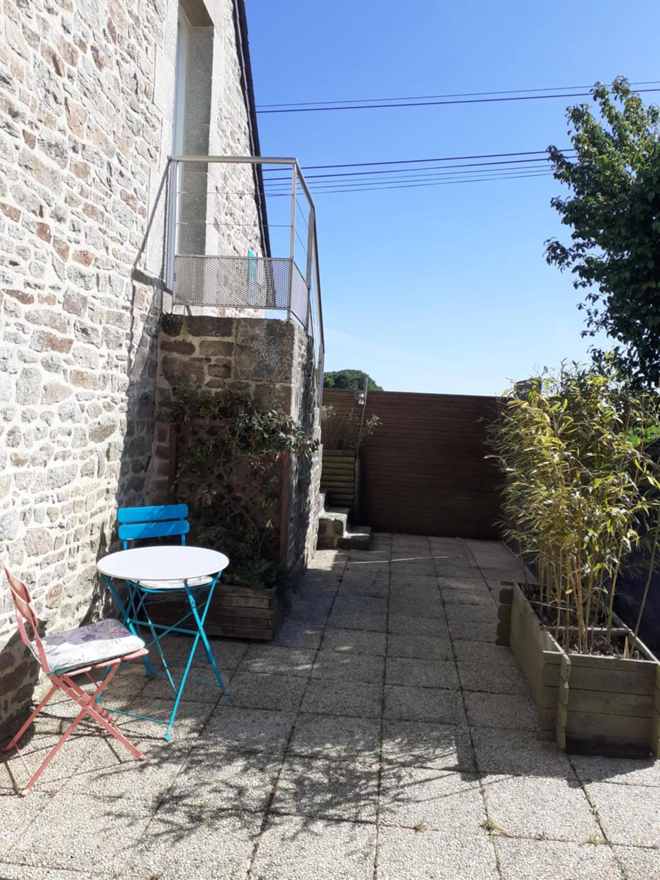 Balcony/Terrace in Les Gites de Kerdurod