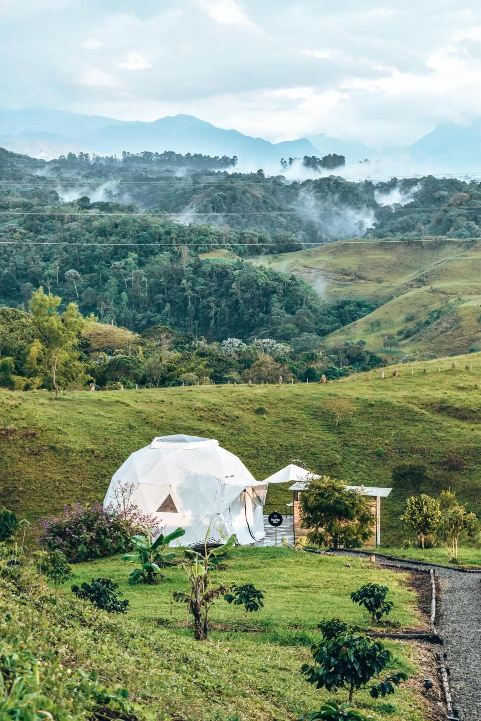 Natural landscape in Ecohotel Monte Tierra Habitaciones y Glamping