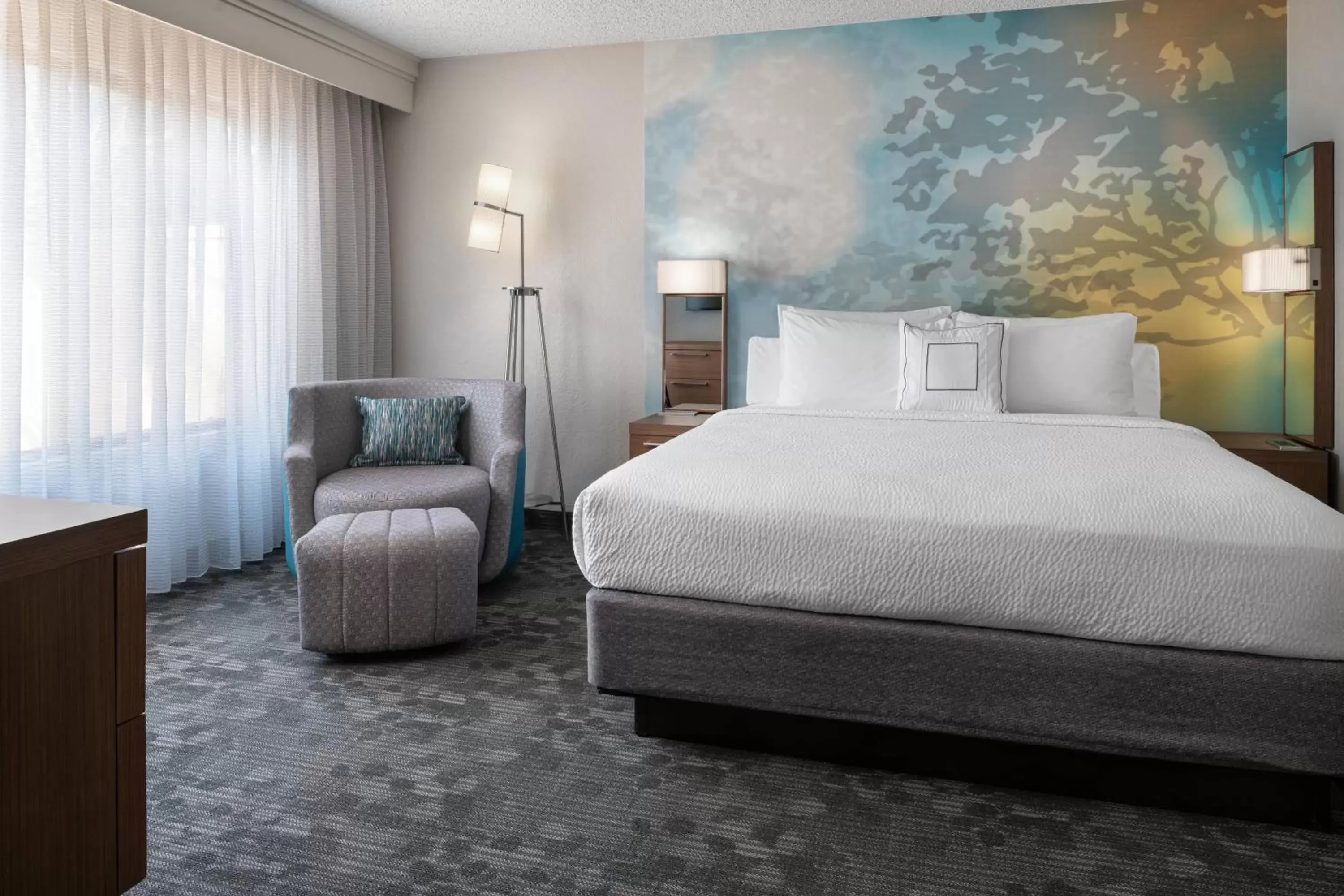Bedroom, Bed in Courtyard by Marriott Las Vegas Convention Center