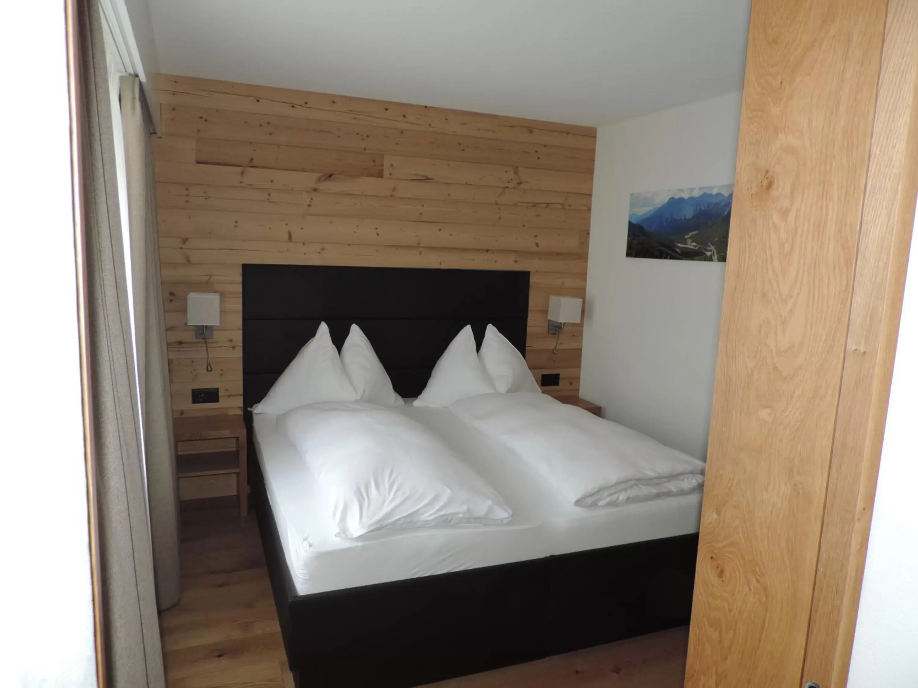 Bed, Room Photo in Hotel Spöl Restaurant