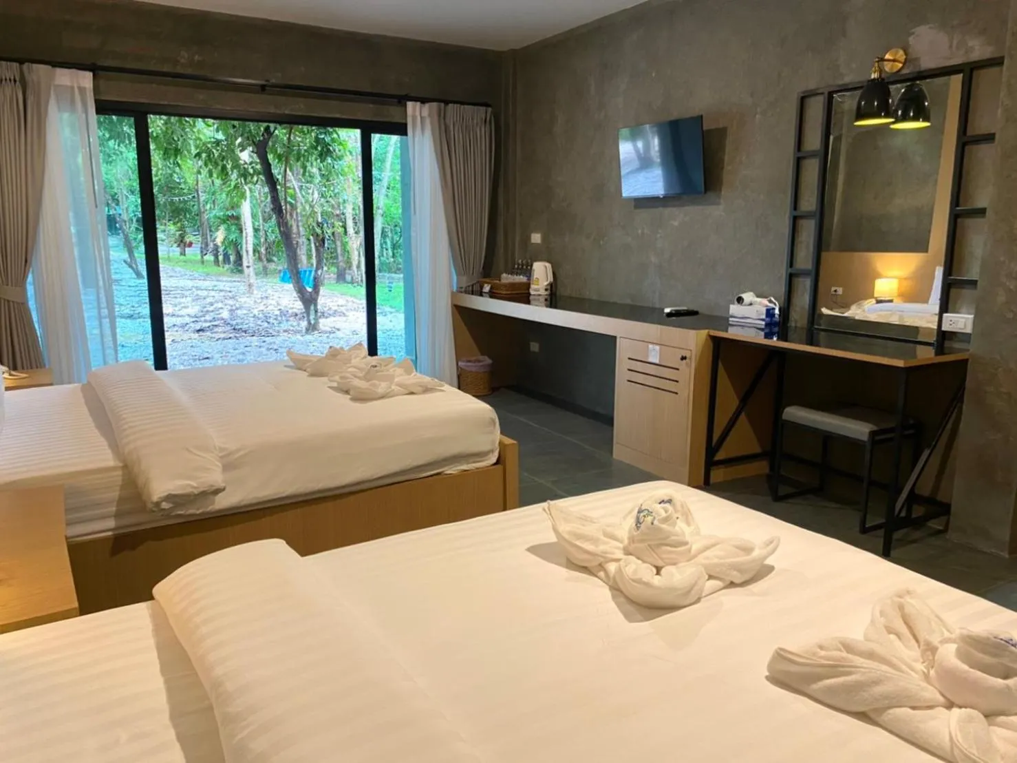 Bed in Blues River Resort